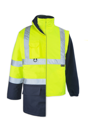 MyForm OLYMPUS MAX-BREATHANE HI-VIS TWO-TONE 5 IN 1 JACKET