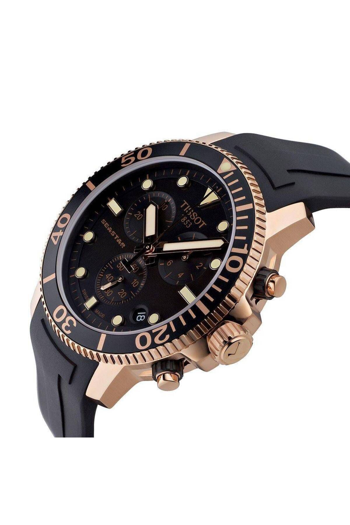TISSOT-Seastar 1000 Chronograph T120.417.37.051.00 Men's Wristwatch 4