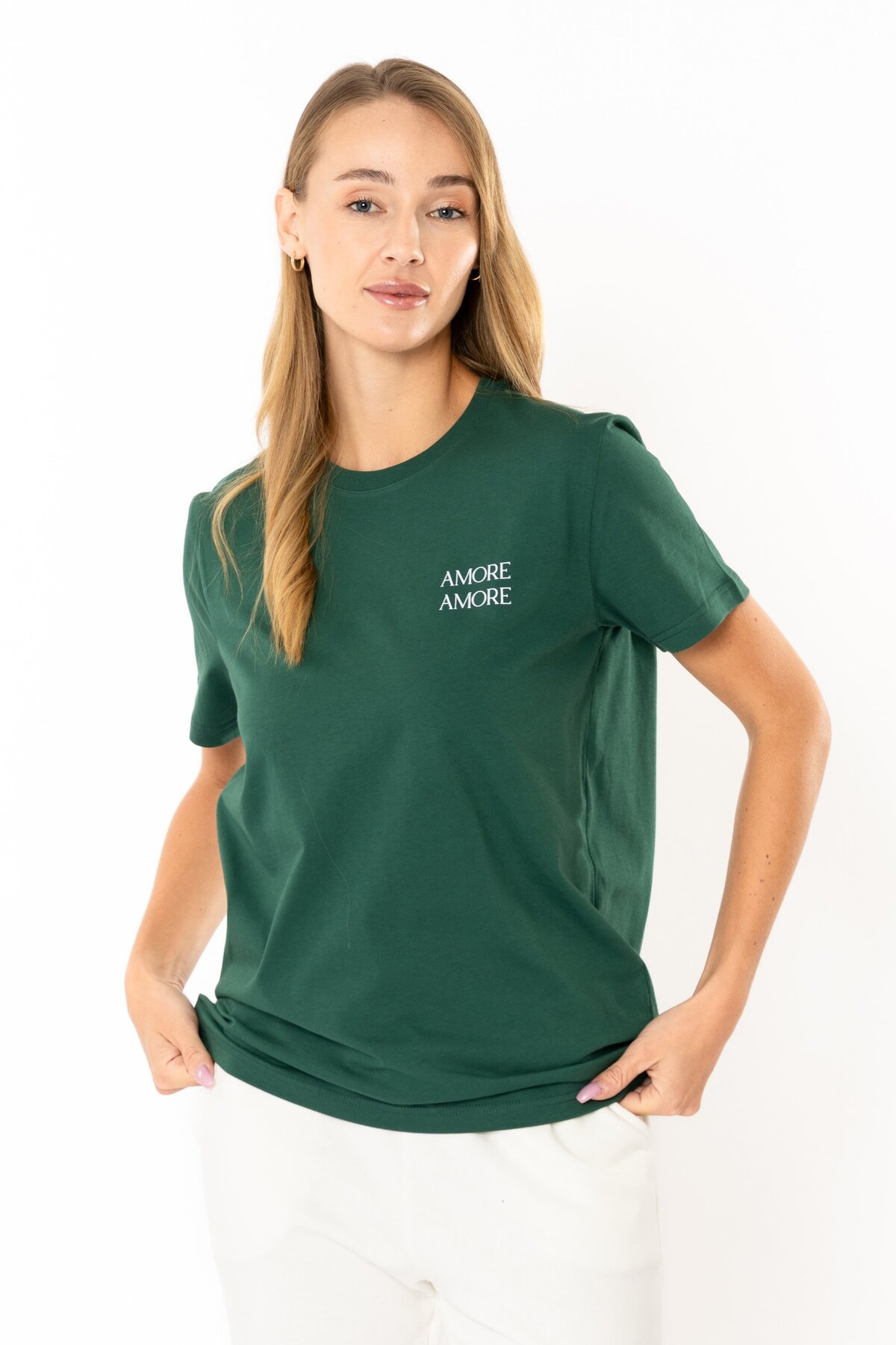 Amore Regular T-Shirt Women - Green