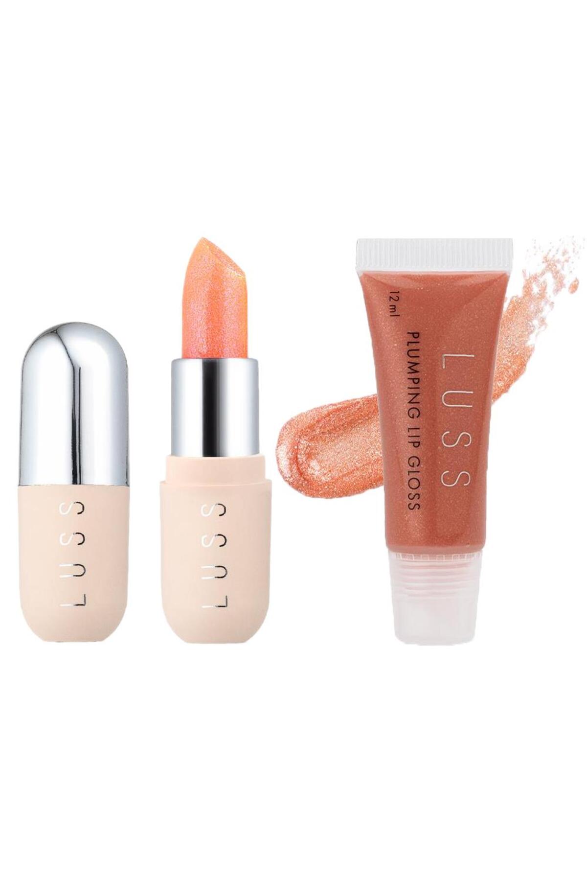 LUSS Lip Gloss No7 Ve Renk Değiştiren Dudak Balm No2 2li Set Fiyatı, Yorumları Trendyol