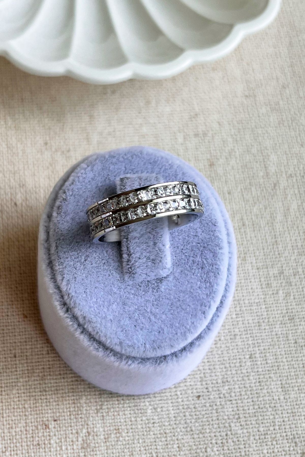 Blue steel shop wedding bands
