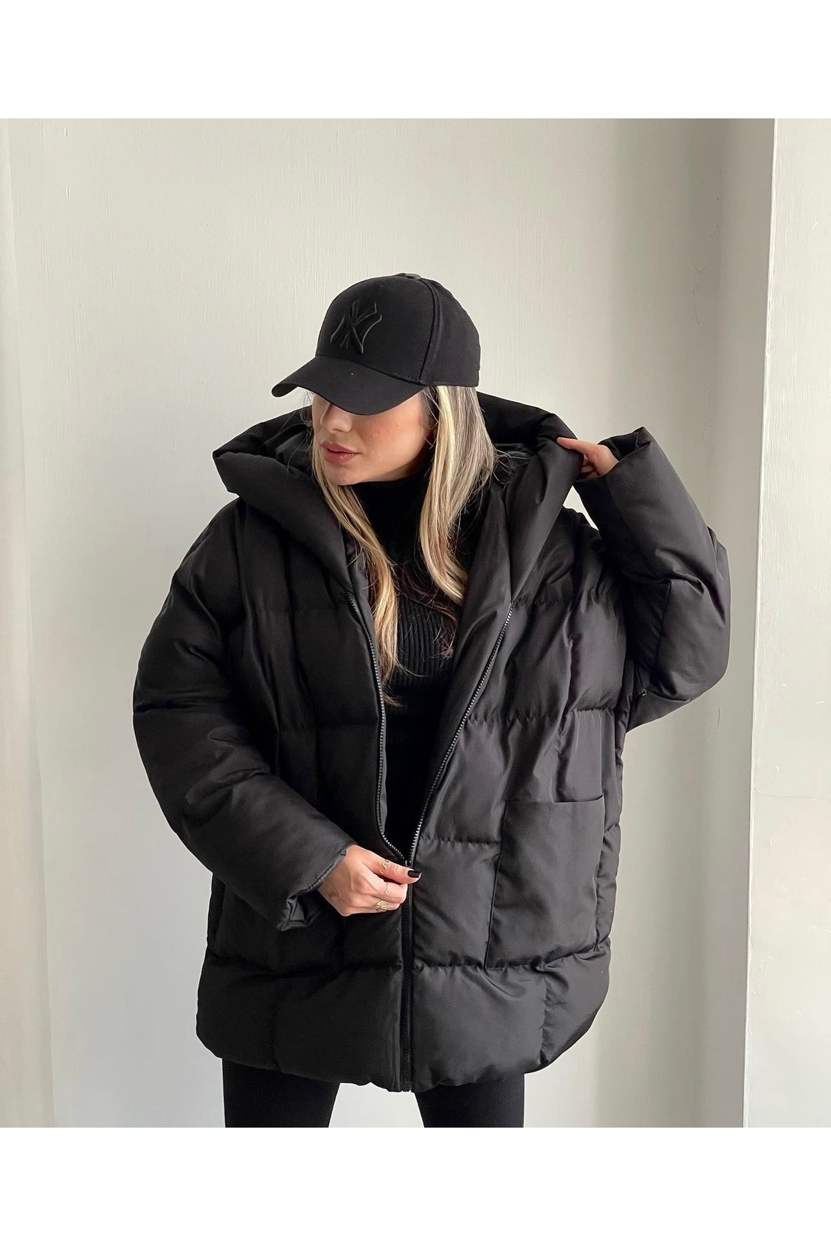 La Querta Φουσκωτό Oversize Παλτό Puffer Bat