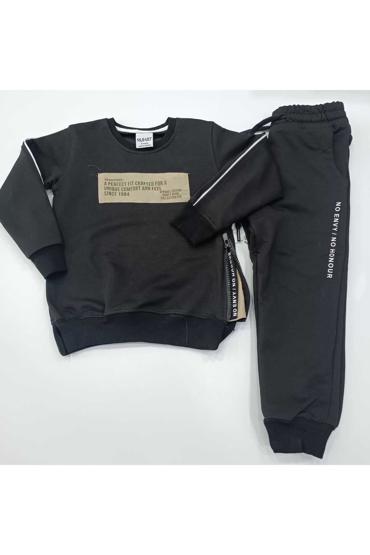 Hola Kids Kids Black Tracksuit Set