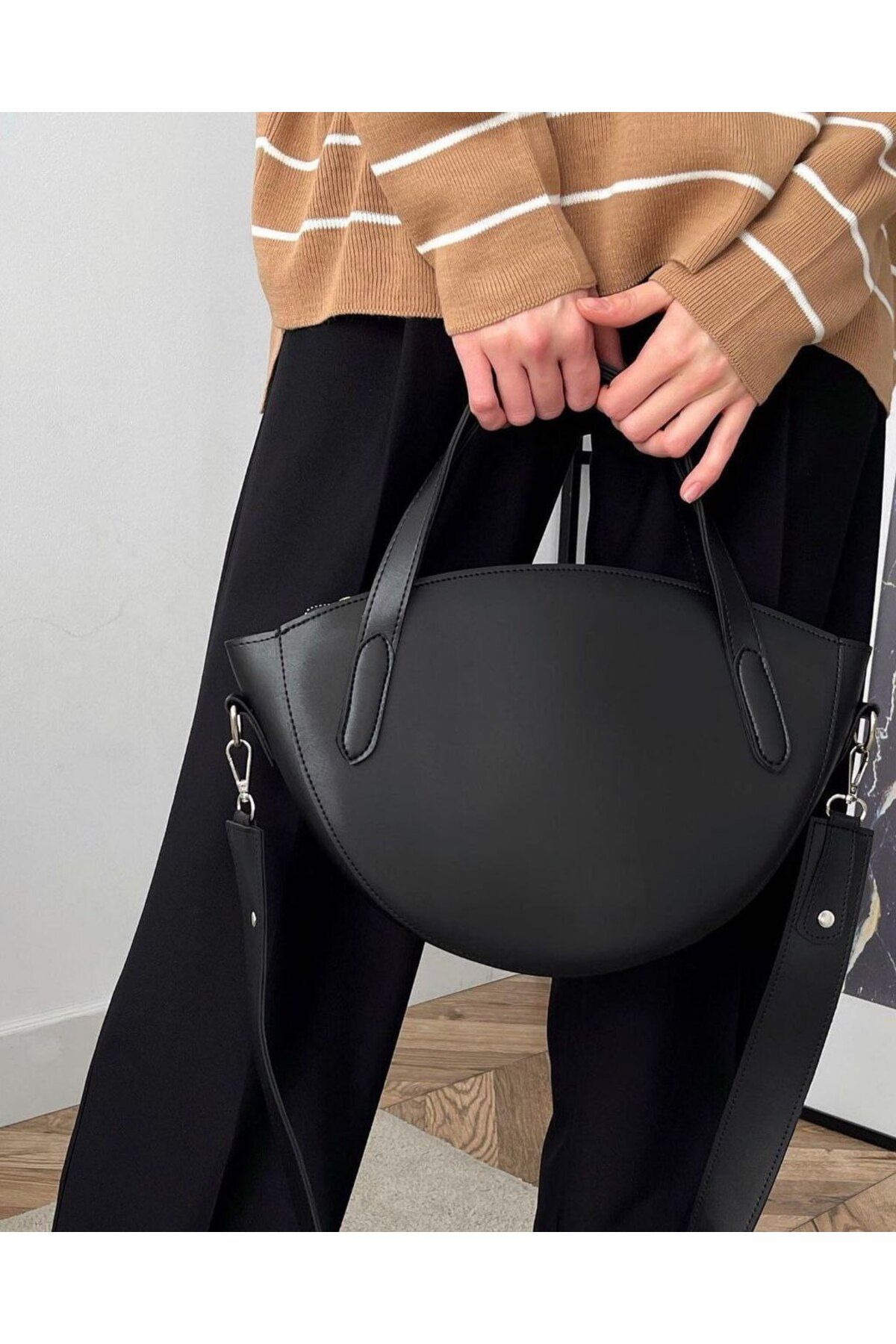 GKN BAG Women s Quality Leather Oval Shoulder Strap Shoulder Bag