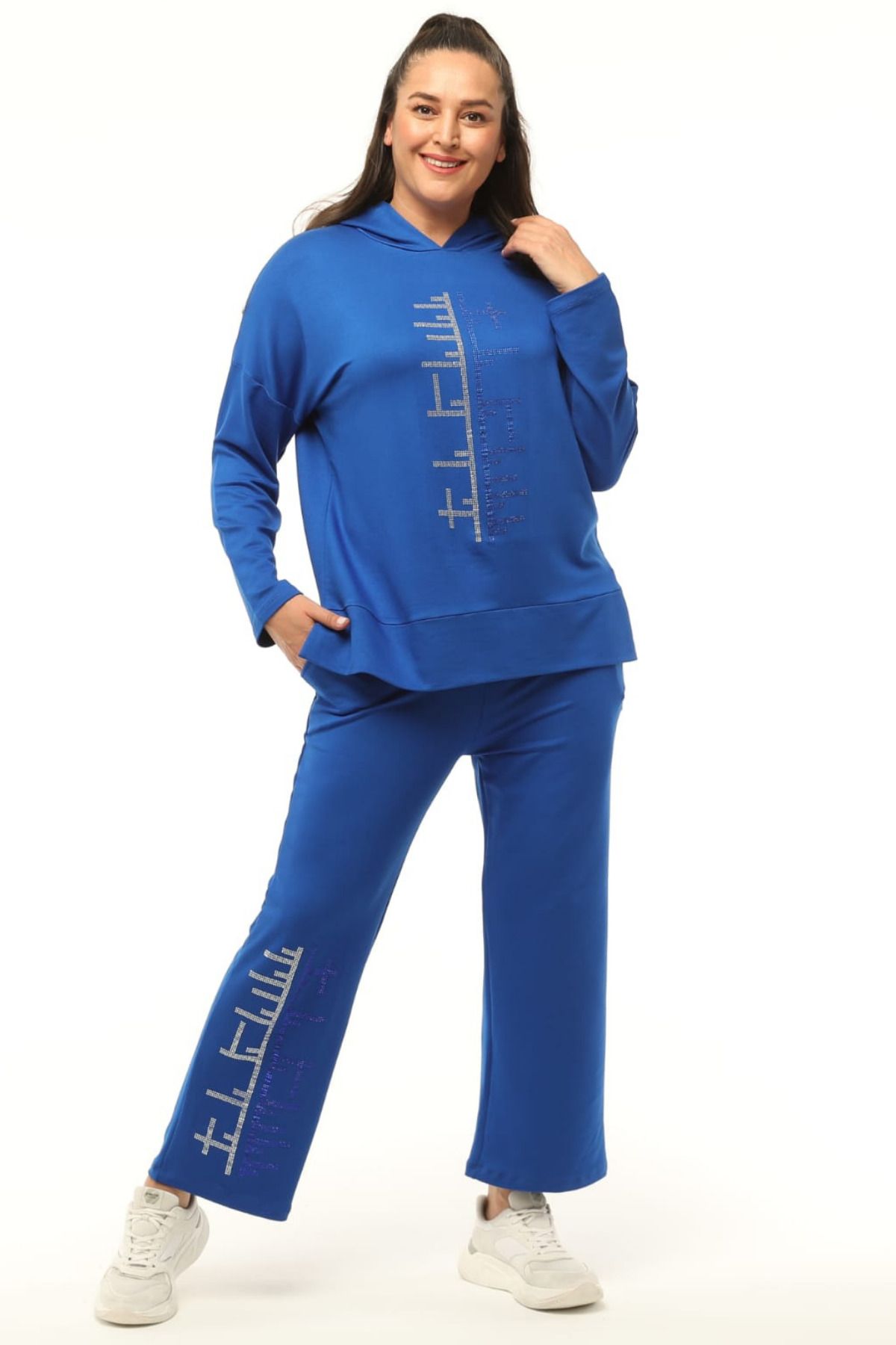 Womens blue sweatsuit 2025