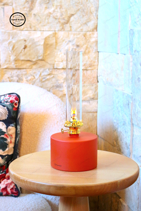 muunart Premium Serisi Gaz Lambası - Mat Turuncu