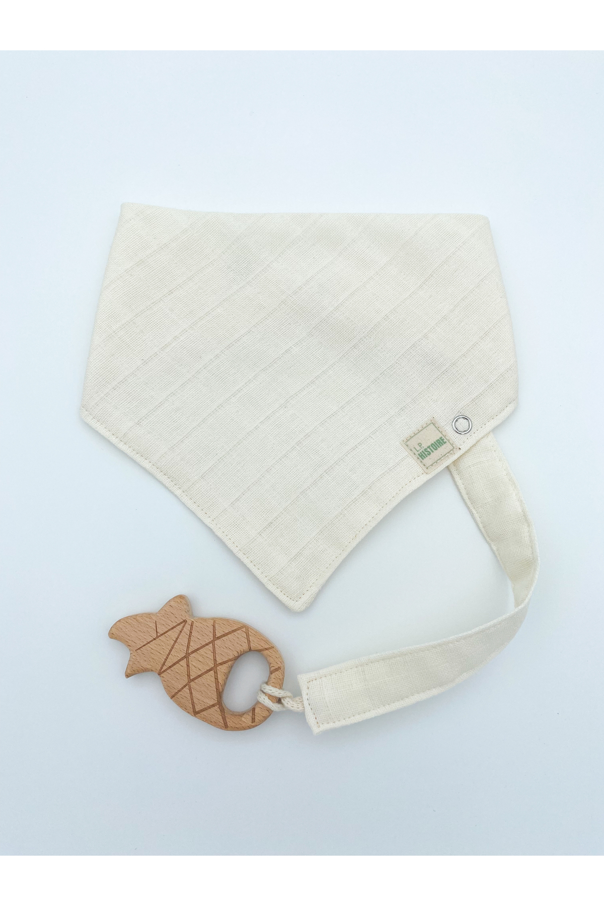 Le Petite Histoire Emzik Askısı (yıkanabilir) Ve Salya Fuları %100 Pamuk Müslin fotoğrafı 3 (önizleme)