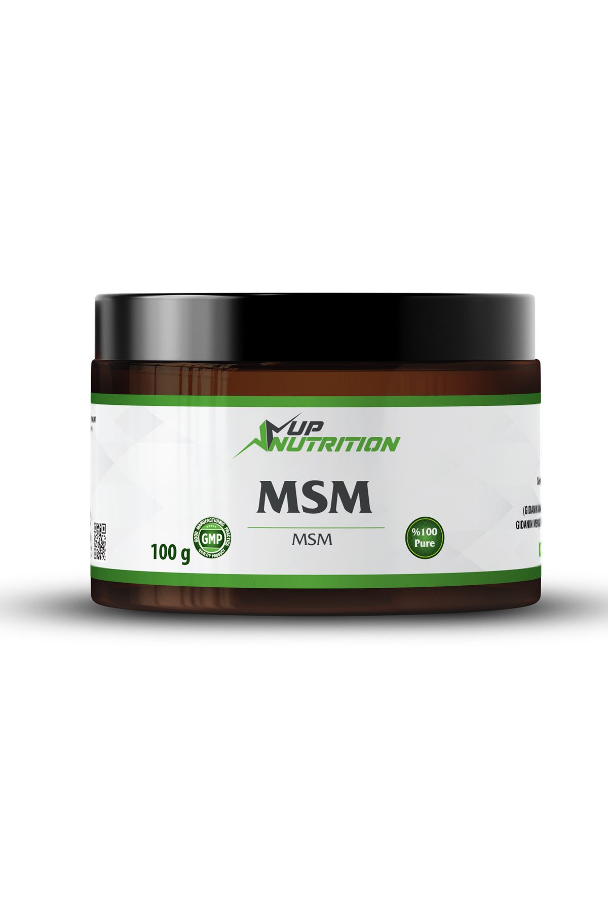 UP Nutrition Msm (METHYLSULFONYLMETHANE) 100 gr organik