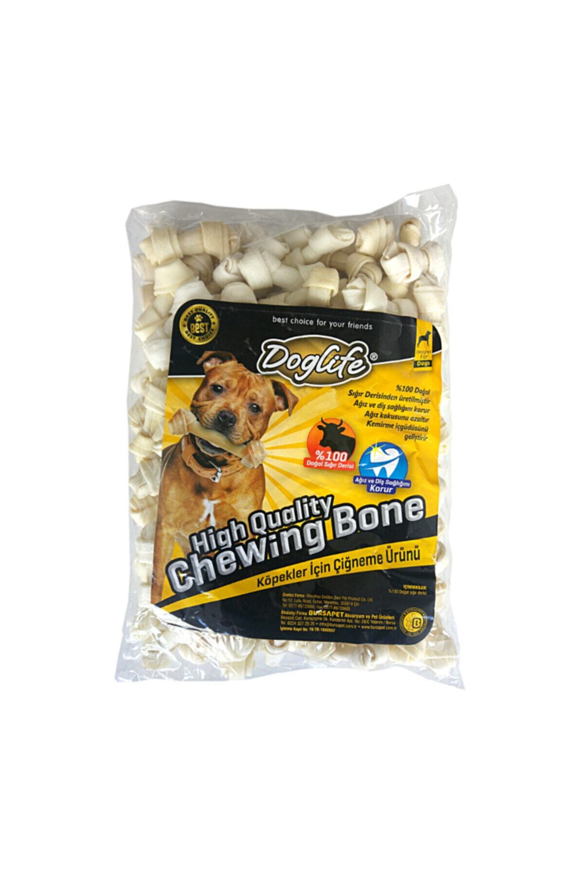 Doglife Sütlü Düğümlü Kemik Beyaz 9-10 Gr ( 100 Adet )
