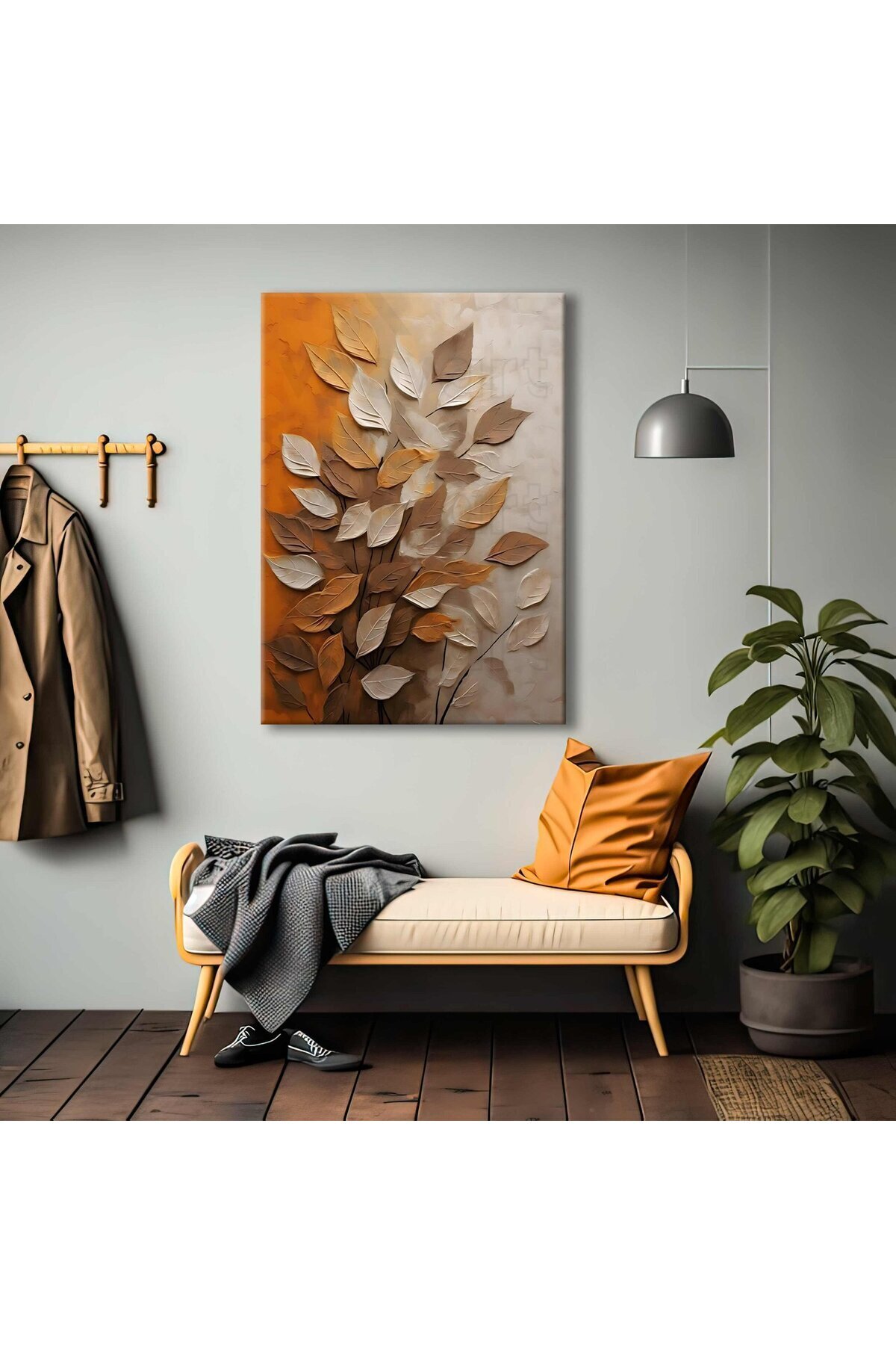 Autumn Leaves Dekoratif Kanvas Tablo