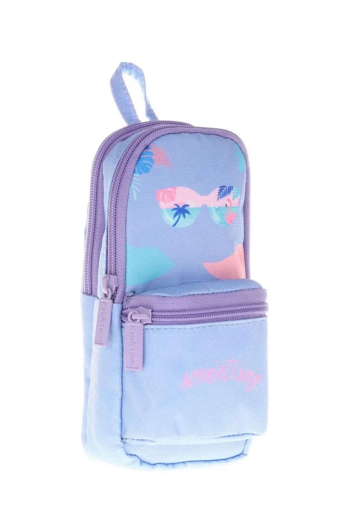 ELATAE Rainbow Junior Bag Pen Holder Two Compartment Pencil Case