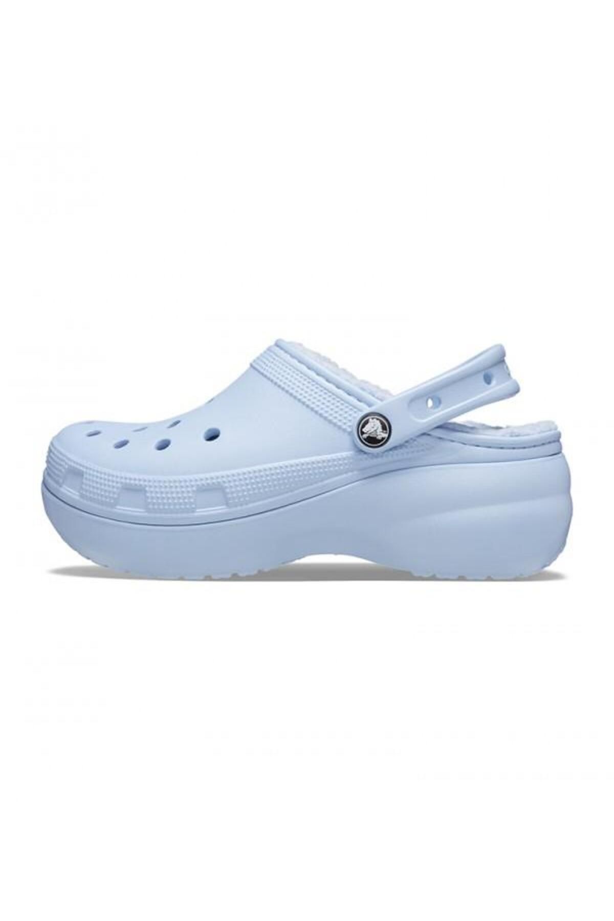 Crocs Classic Platform Lined Clog Blue Calcite 207938 4NS Trendyol