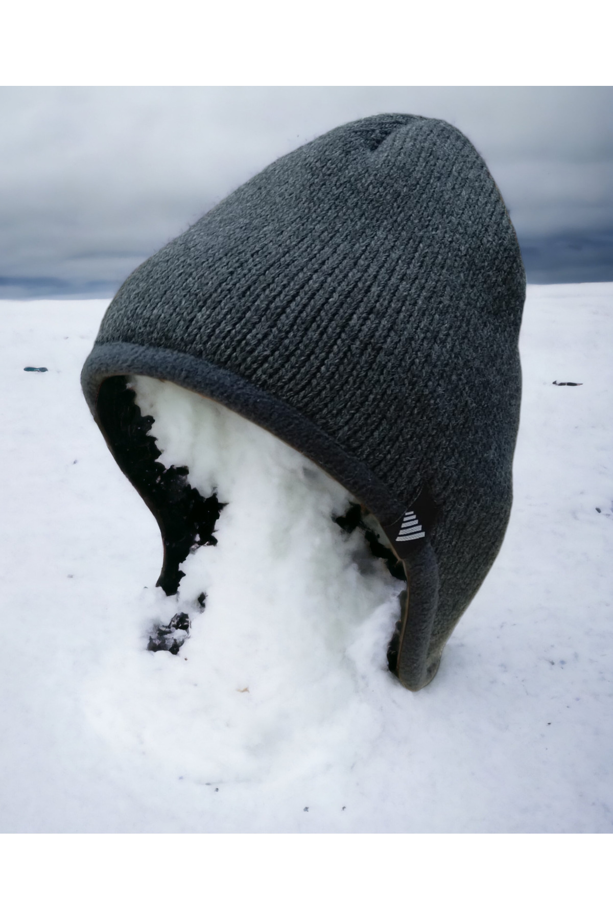 Unisex İçi Polar Kulak Ense Koruyuculu Rüzgar Geçirmez Termal Örme Bere