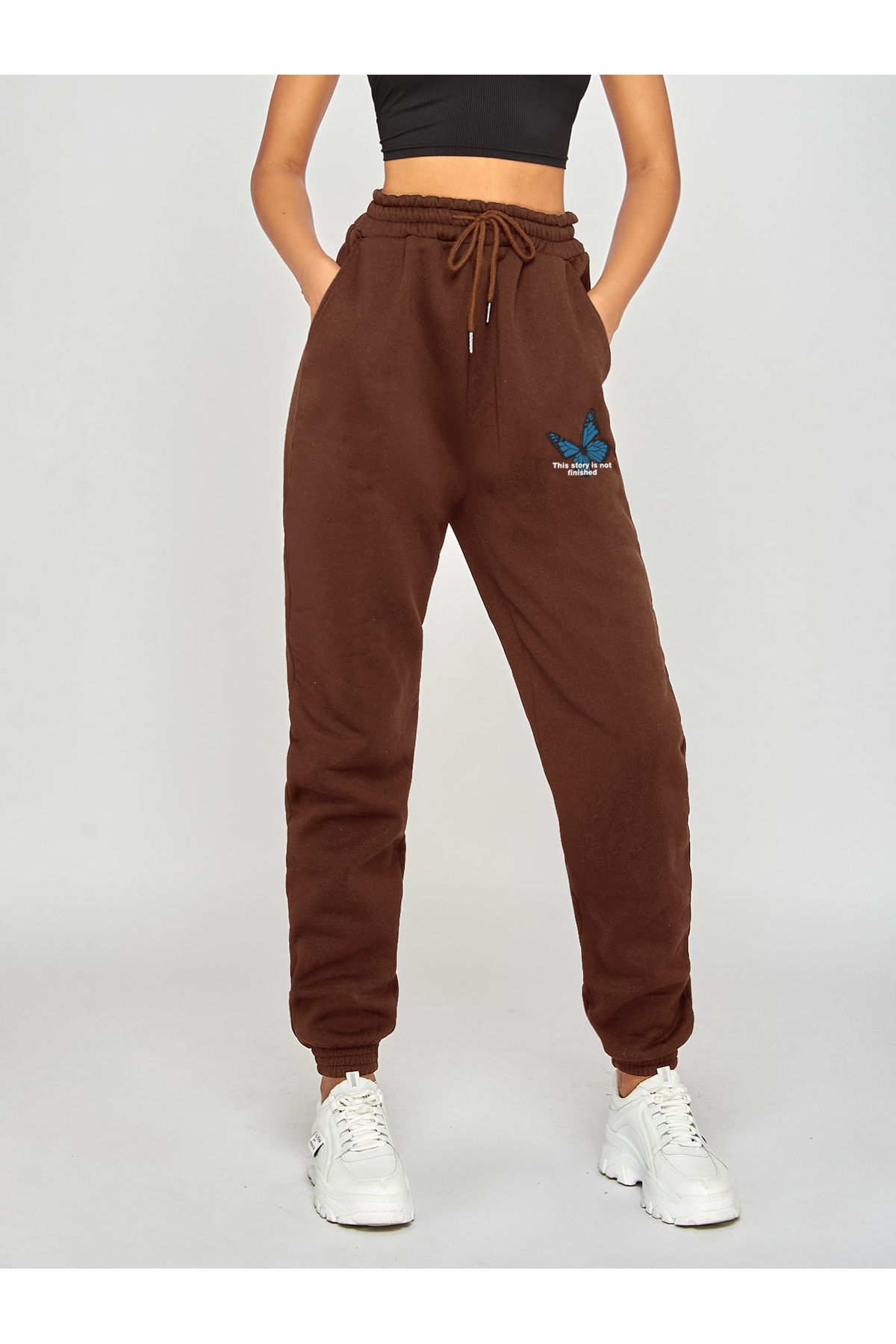 Blue new arrivals butterfly joggers