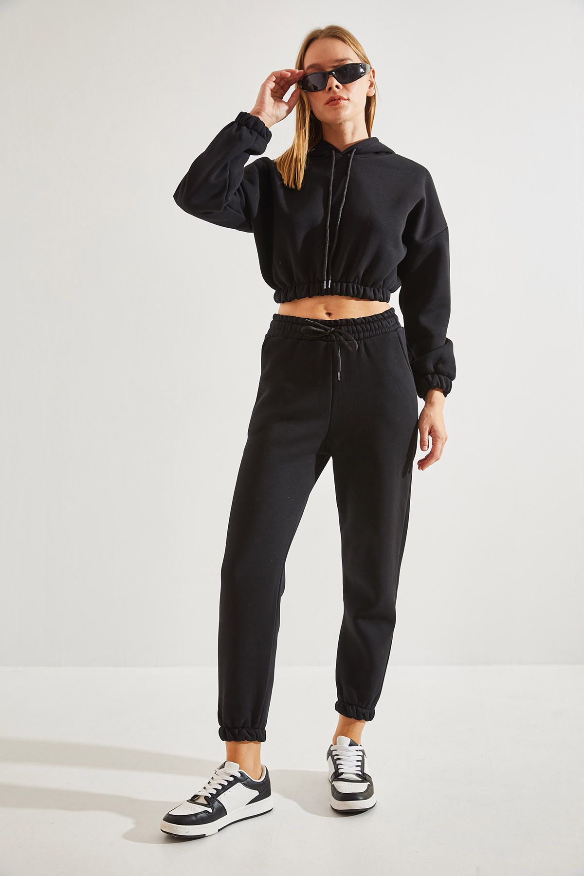 Sweat top and bottom set cheap