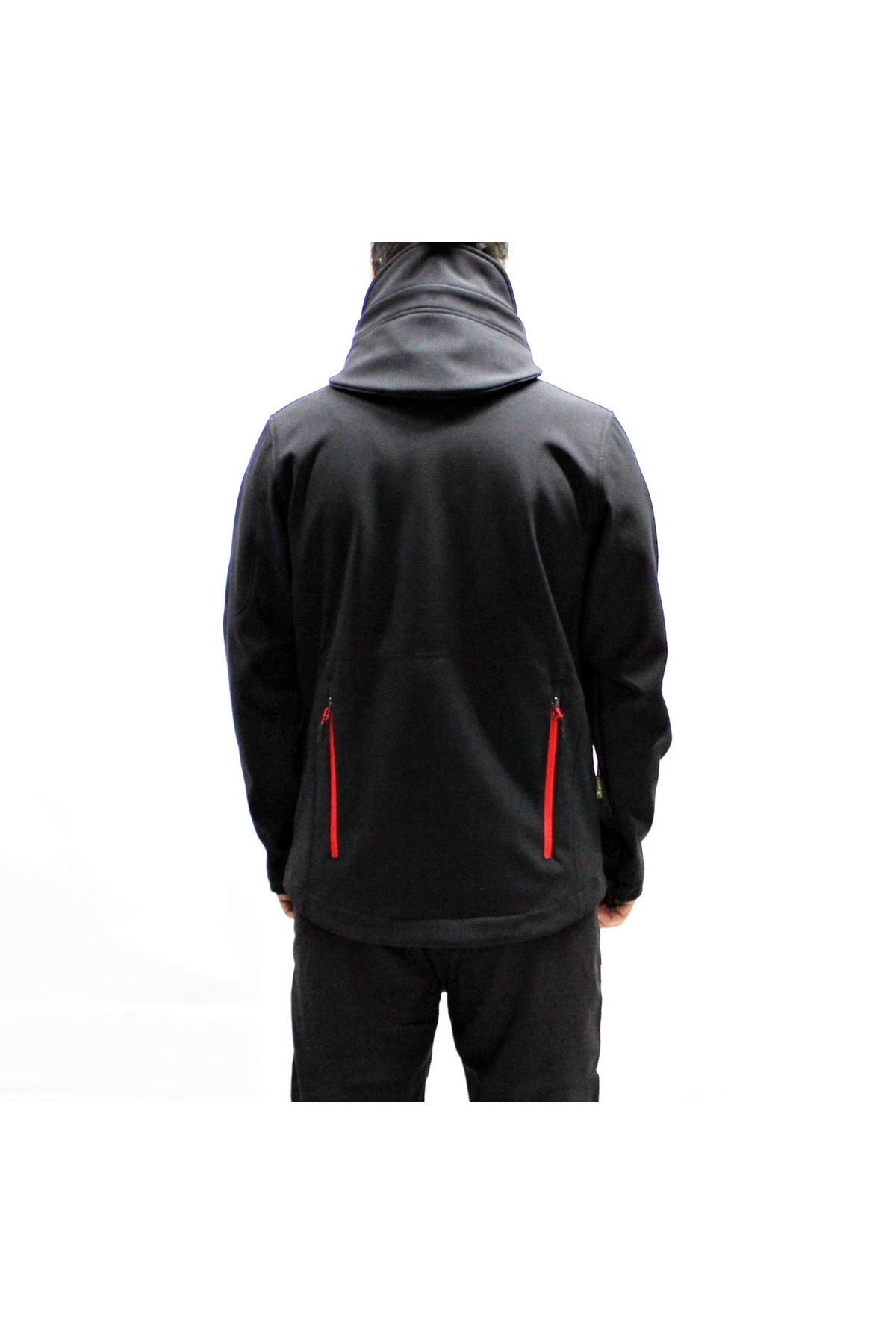 Mudwill-Jachetă neagră Trail rezistentă la vânt Softshell 4