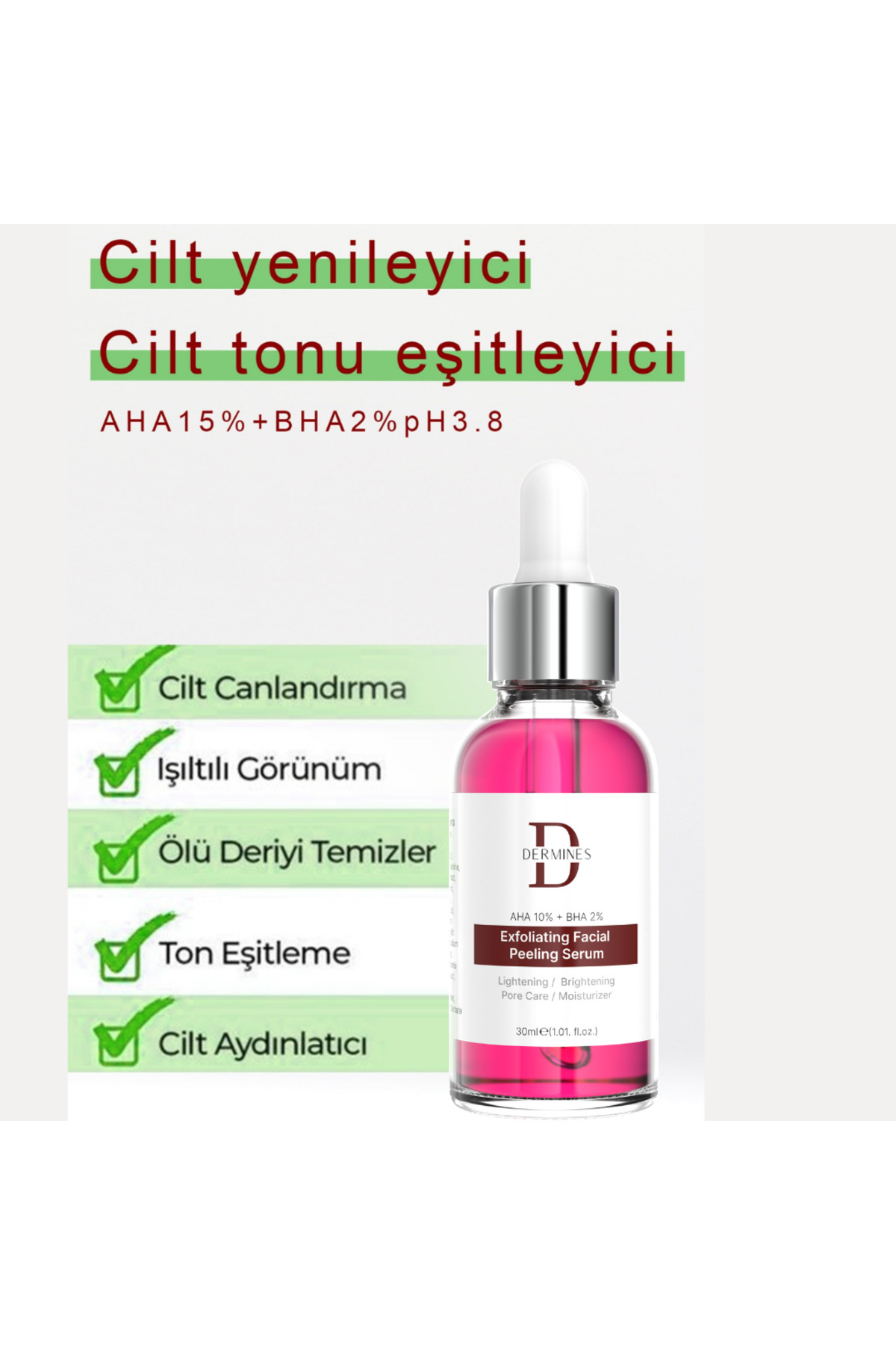 سرم پوست   Dermines | DRMNSST107 اورجینال - تصویر 6