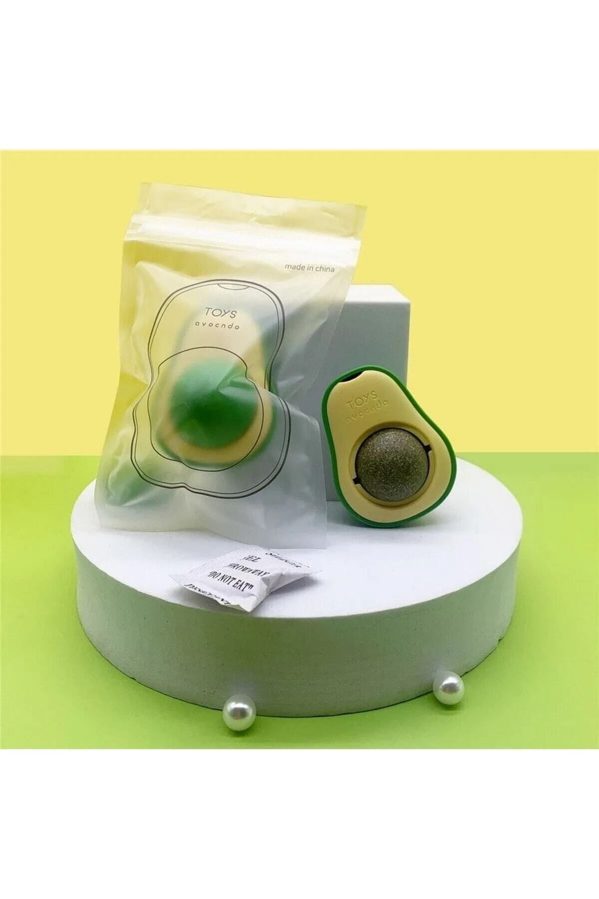 Catit-Natural Catnip Edible Catnip Herb Play Ball Toy Cat Avocado - 2