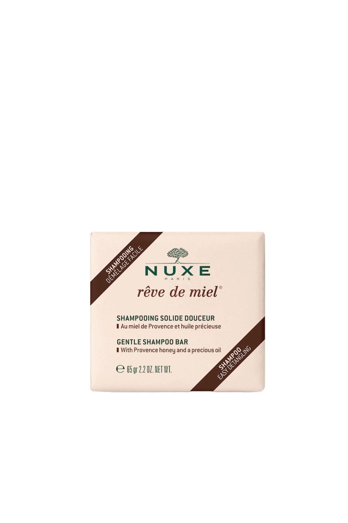 Nuxe شامپو جامد حساس موهای رویای عسل 65 گرم