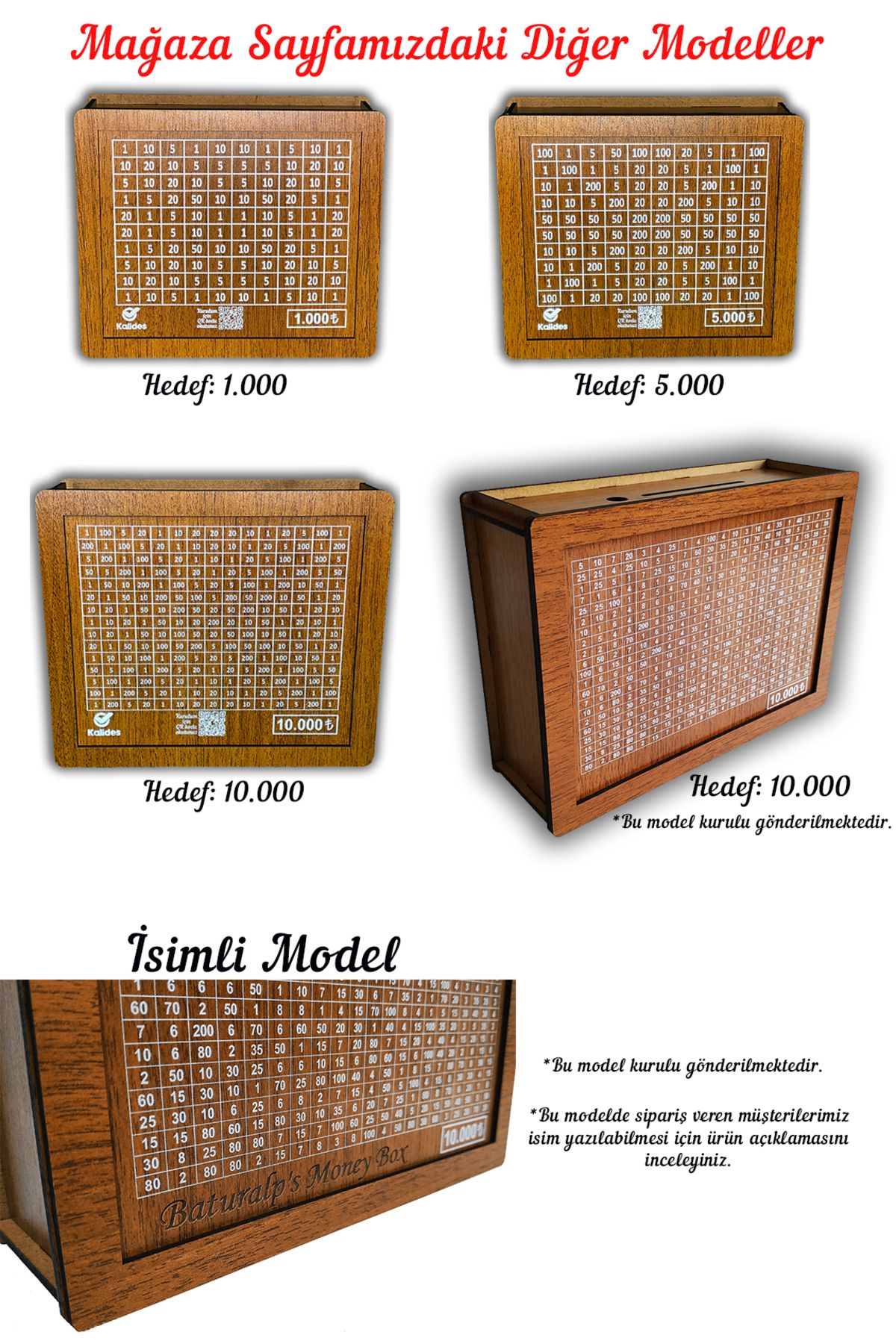 Parabox - 5.000 Tl Kumbara - Para Biriktirme Hedef Kutusu