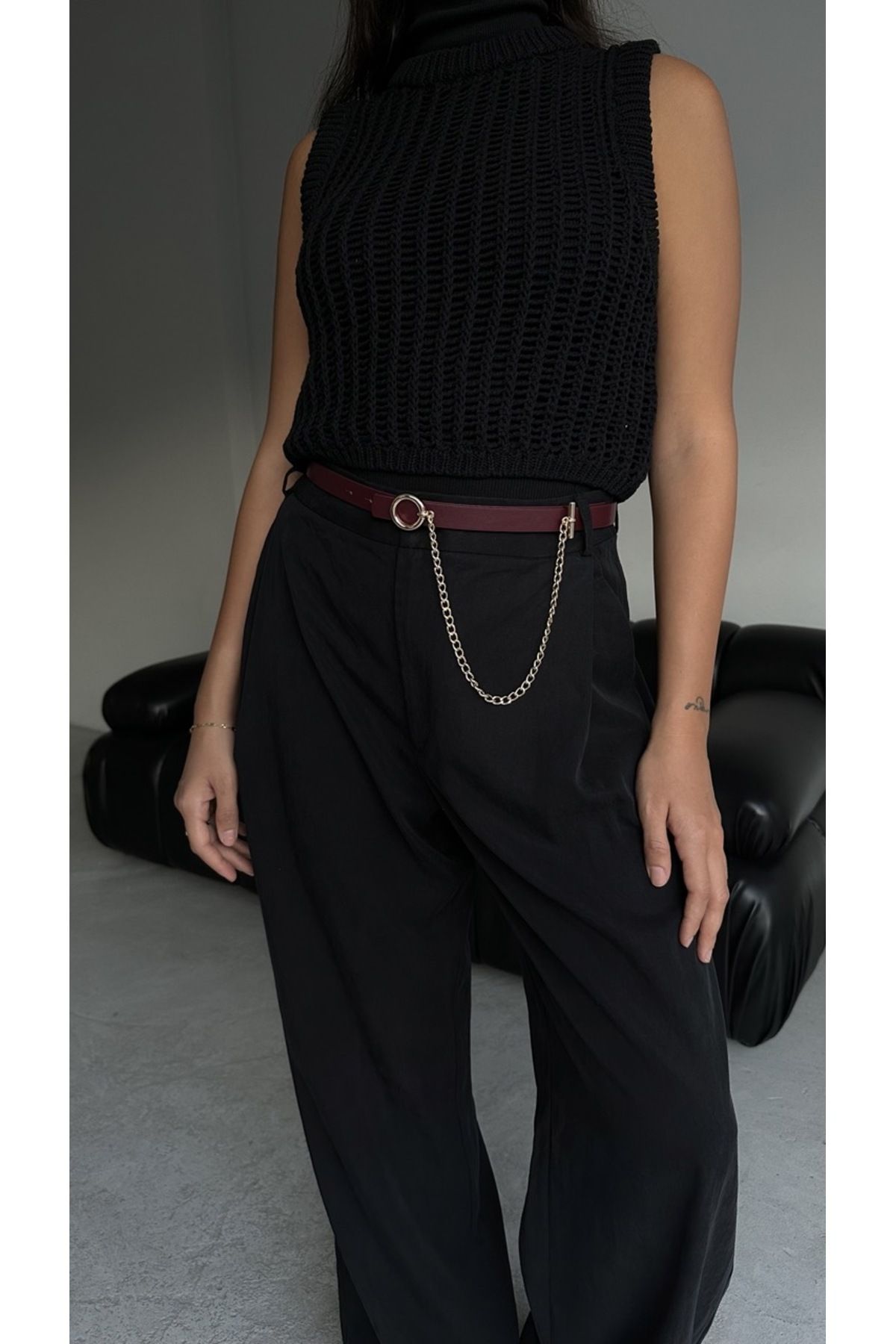 Gold dangle belt hot sale