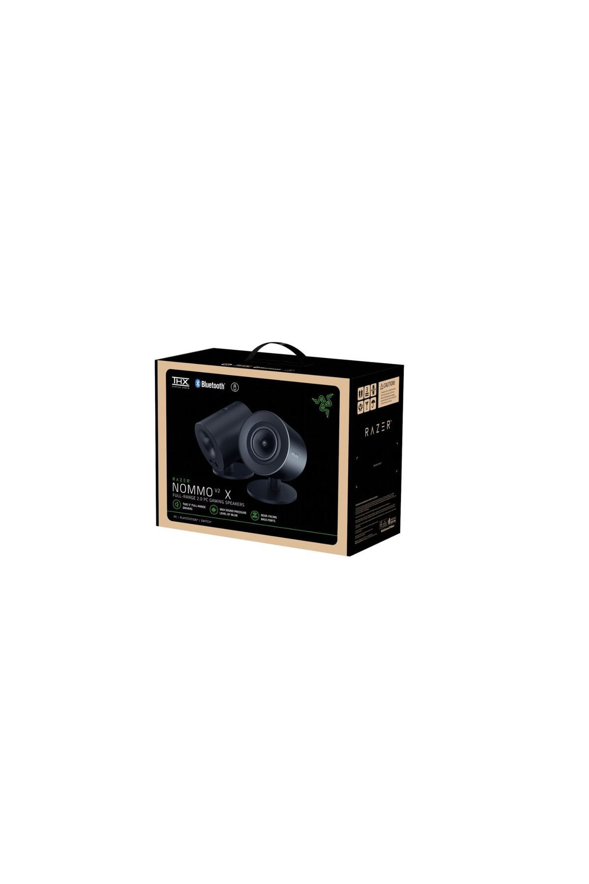 RAZER-Nommo V2 X Gaming - مكبر صوت THX بلوتوث 2.0 RZ05- 04760100 -R3G1 7