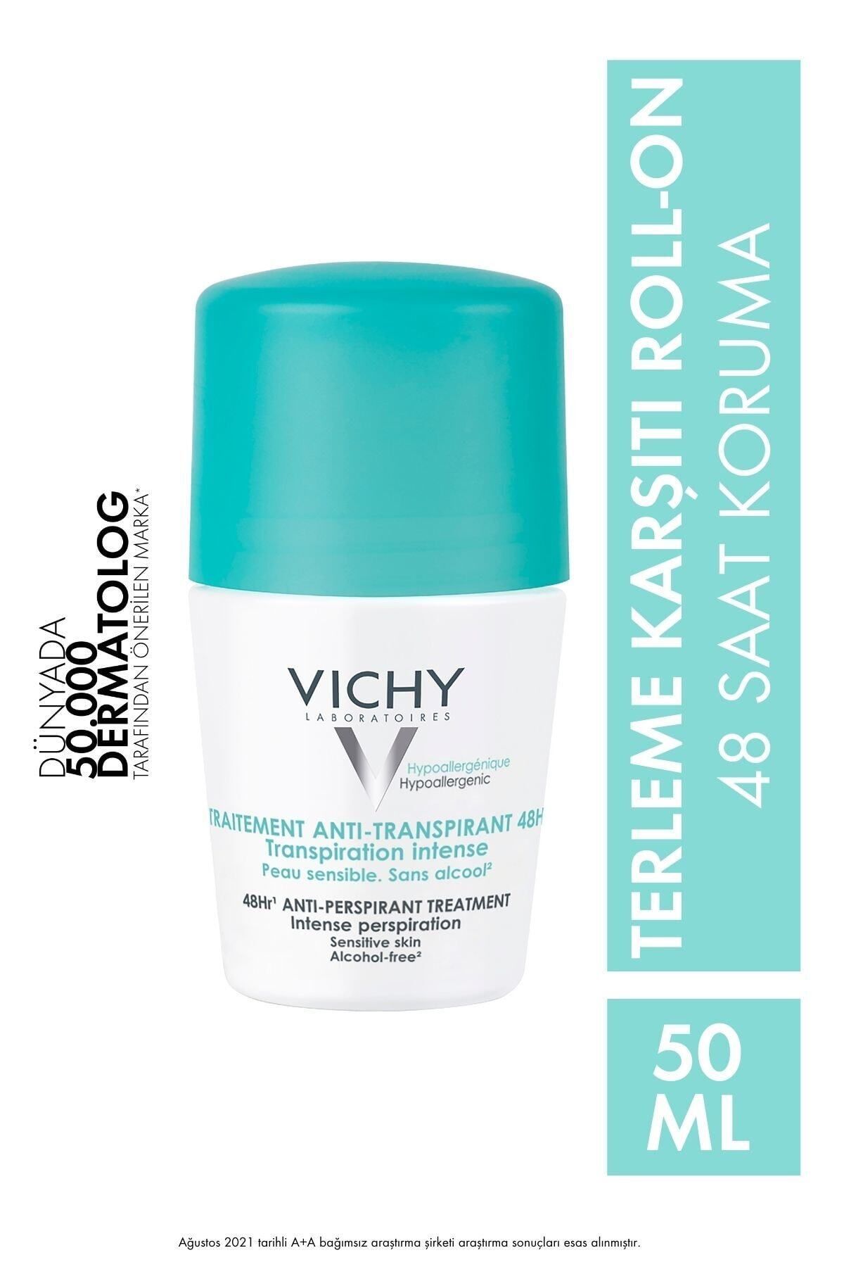 Vichy ضد تعریق و ضد تعریق ضد تعریق 48H 50 میلی لیتر