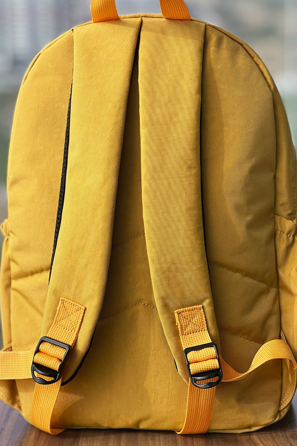 Mustard color backpack hotsell