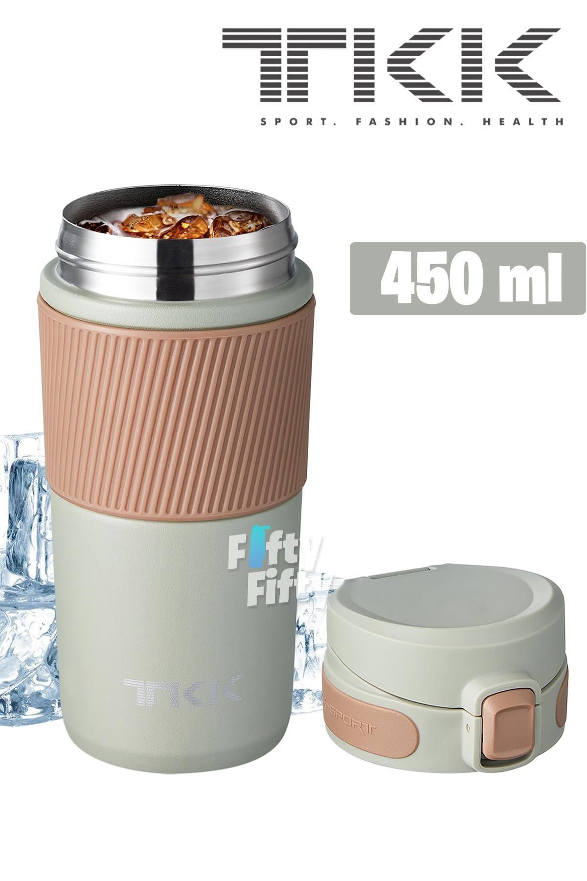 فلاسک سبز Vagonlife فنجان قهوه لیوان فولادی TKK 450 میل تا 6 ساعت عایق استیلر Thermos 2001 Genel Markalar