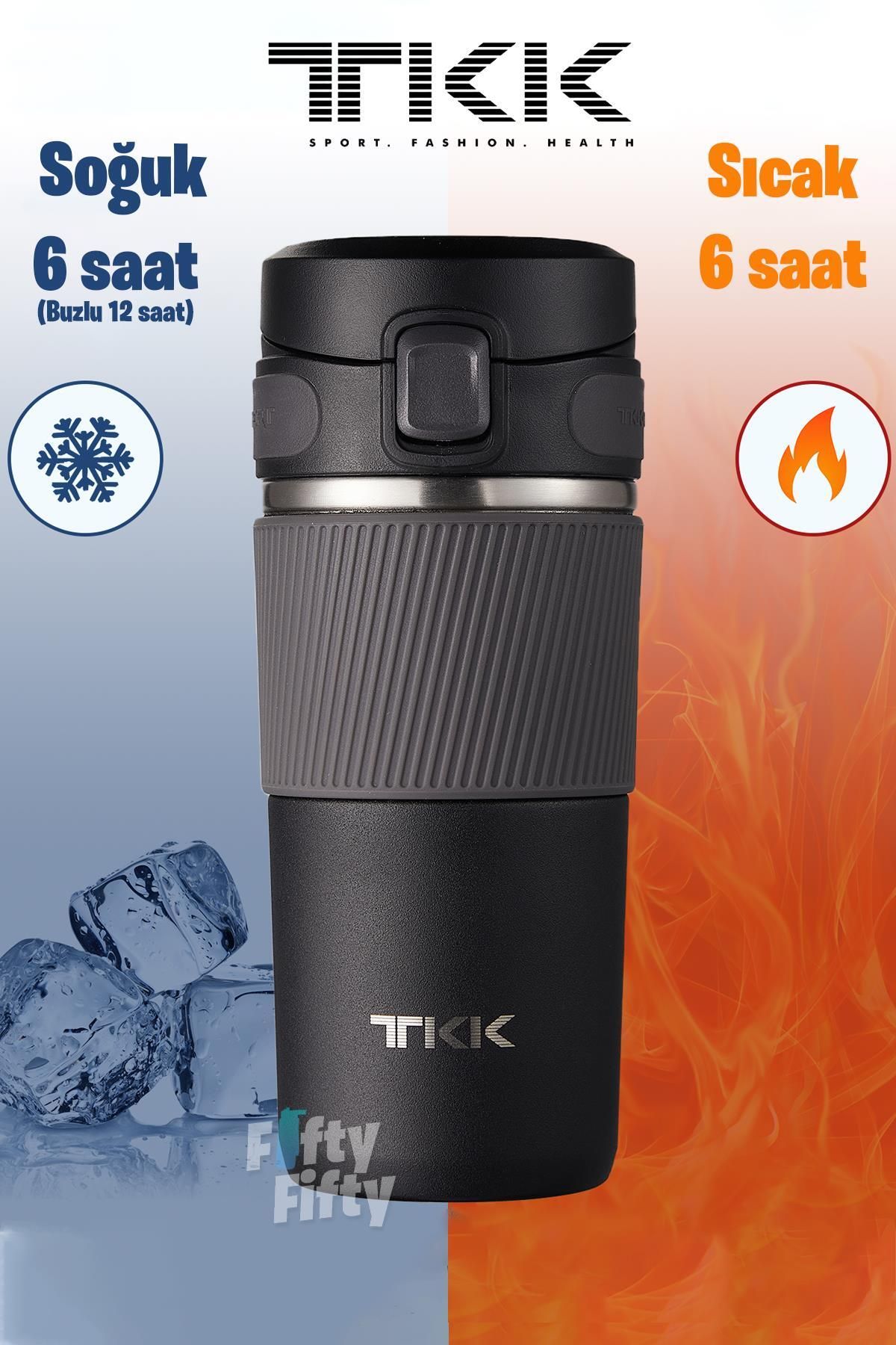 فلاسک چند رنگ Vagonlife فنجان قهوه لیوان فولادی TKK 450 میل تا 6 ساعت عایق استیلر Thermos 2001 Genel Markalar