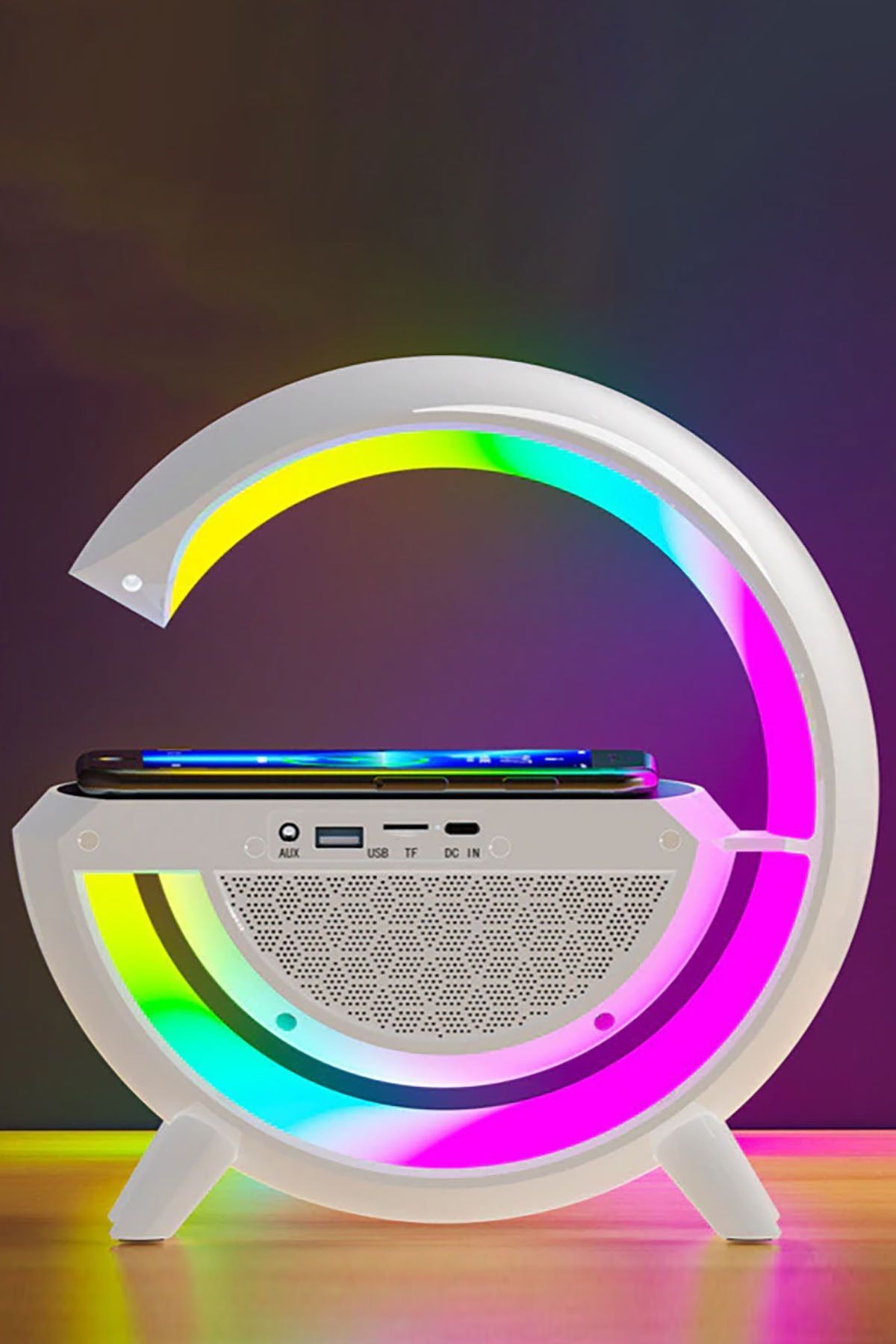 Led wireless charging speaker bt2301