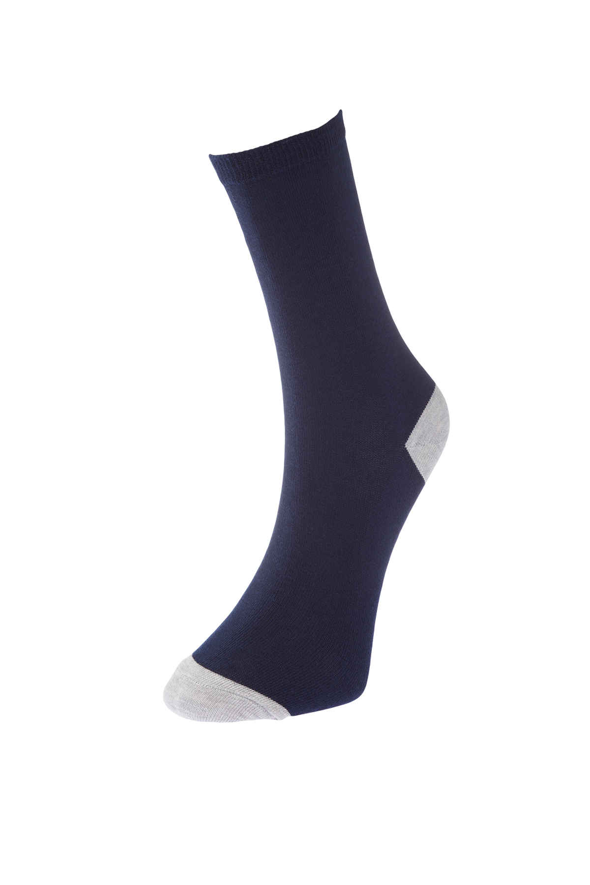 Trendyol Collection-Multi-Colored Cotton 7-Pack Base Plain-Polka Dot-Striped Mix Pattern Socket Socks TMNAW24CO00017 3