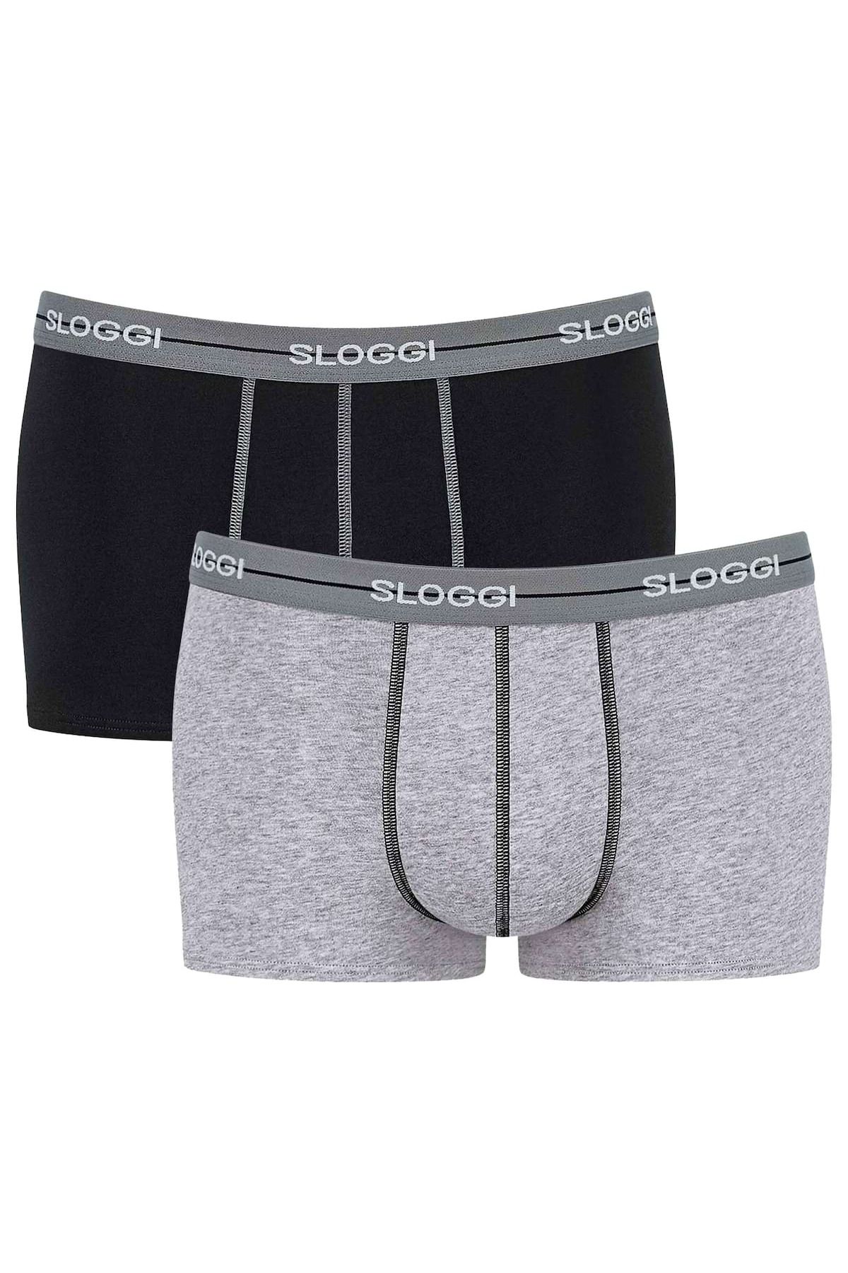 SLOGGI-Herren Hipster 2er-Pack – Launch Box C2P Boxershort Baumwolle 1