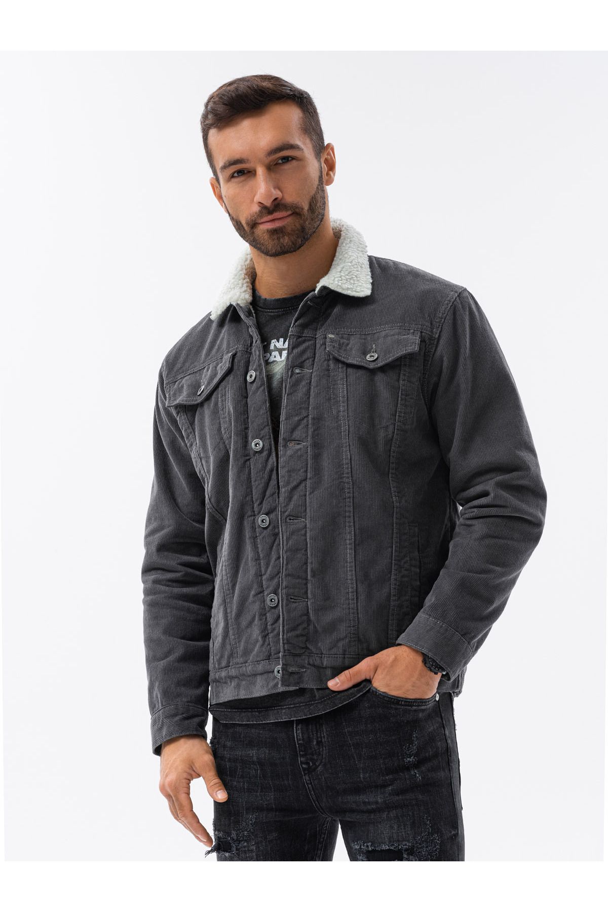 OMBRE-Jacke C524 - schwarz 2