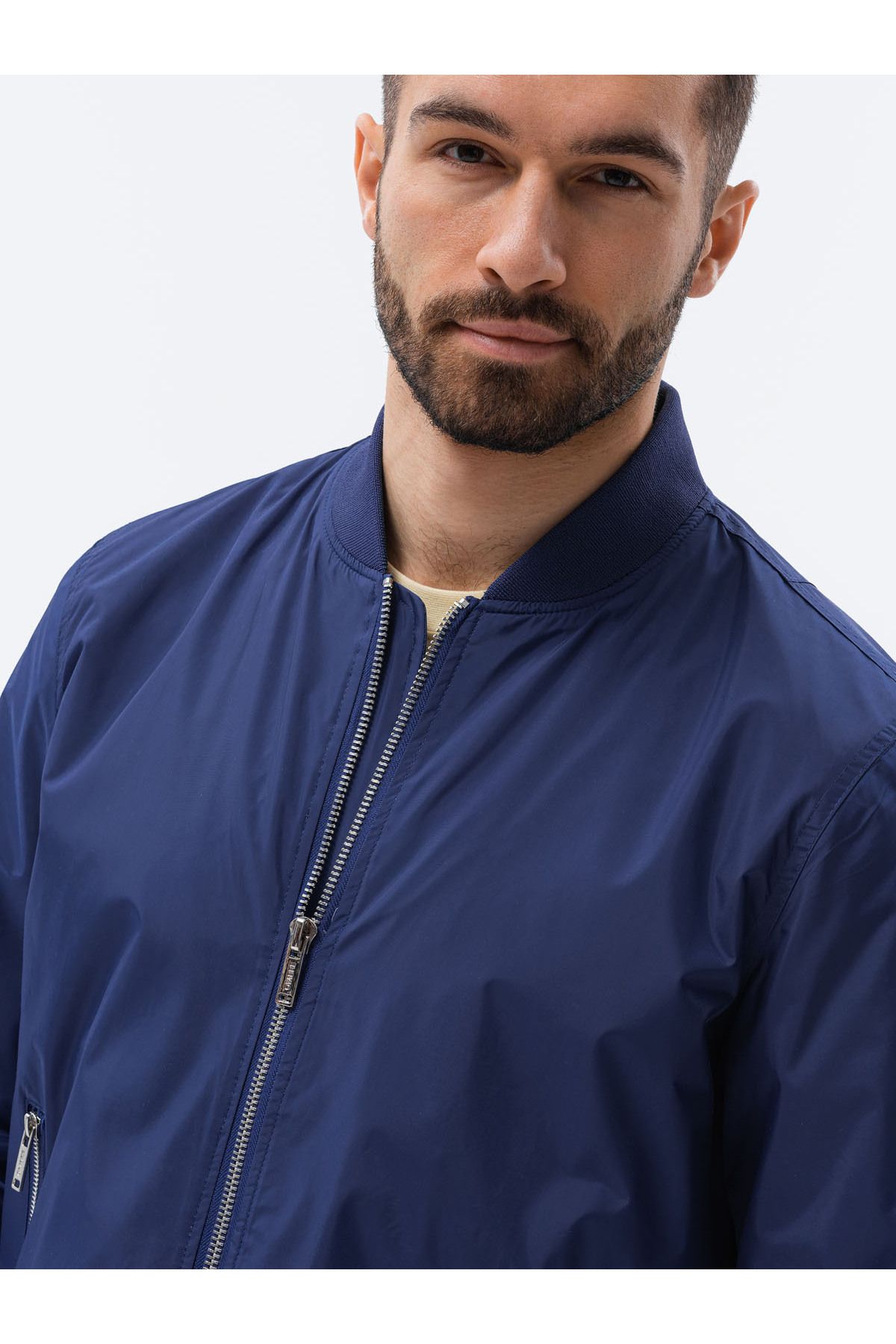 OMBRE-Béžová barva Overgangsbomberjacke - C439 5