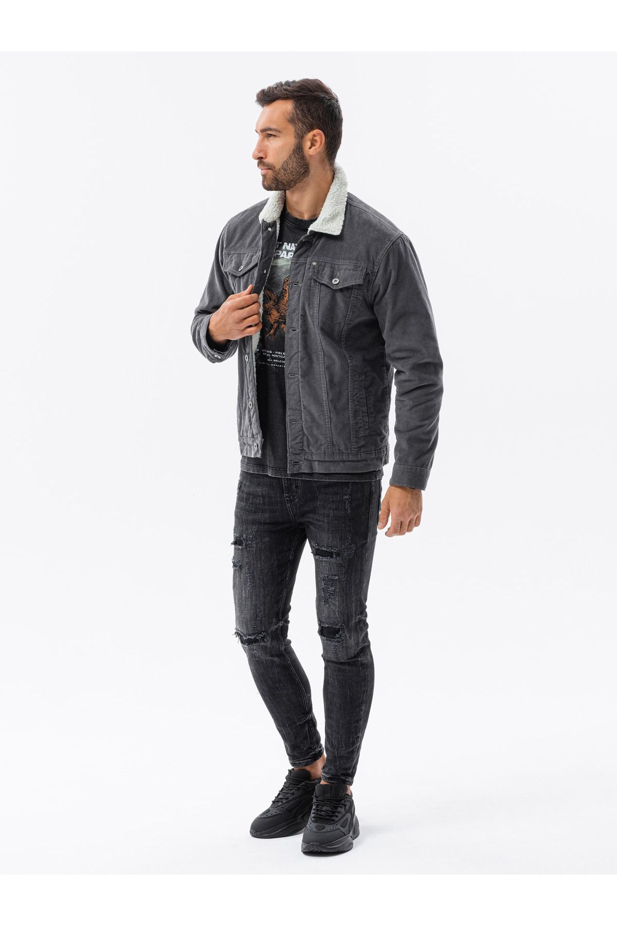 OMBRE-Jacke C524 - schwarz 5