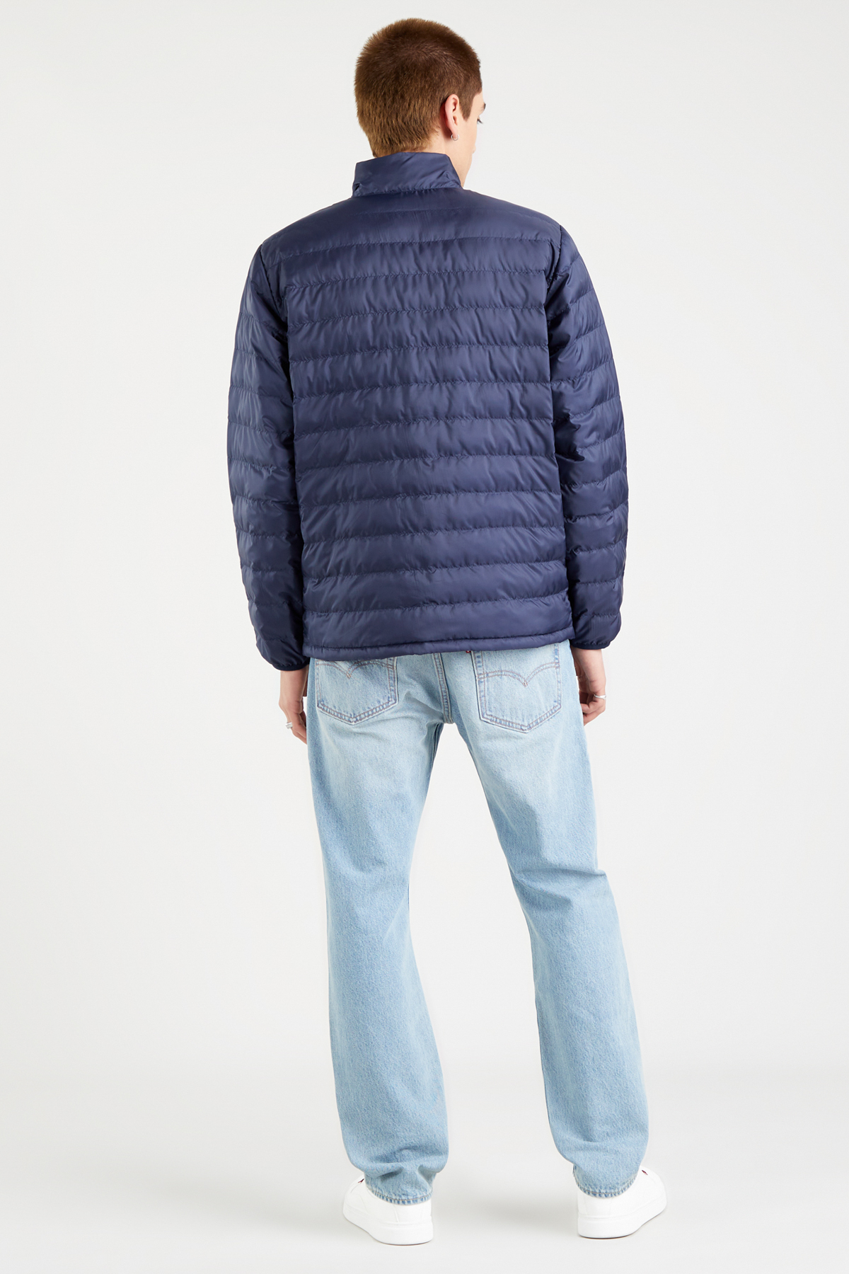 کاپشن لیوایز مردانه دوختنی آبی سرمه ای  راسته Regular/رگولار    پف دار Daily/روزانه | Levi's 2752300080 - تصویر 3