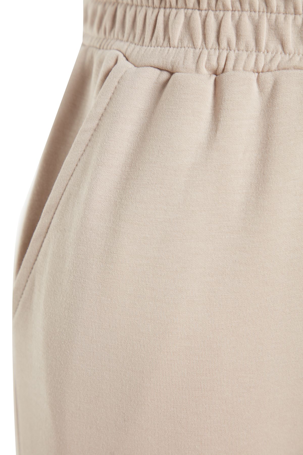 Trendyol Collection-Stone Premium Soft Fabric Kapsy Široká noha/Uvolněný střih Pletené tepláky Kalhoty TWOAW24EA00012 7