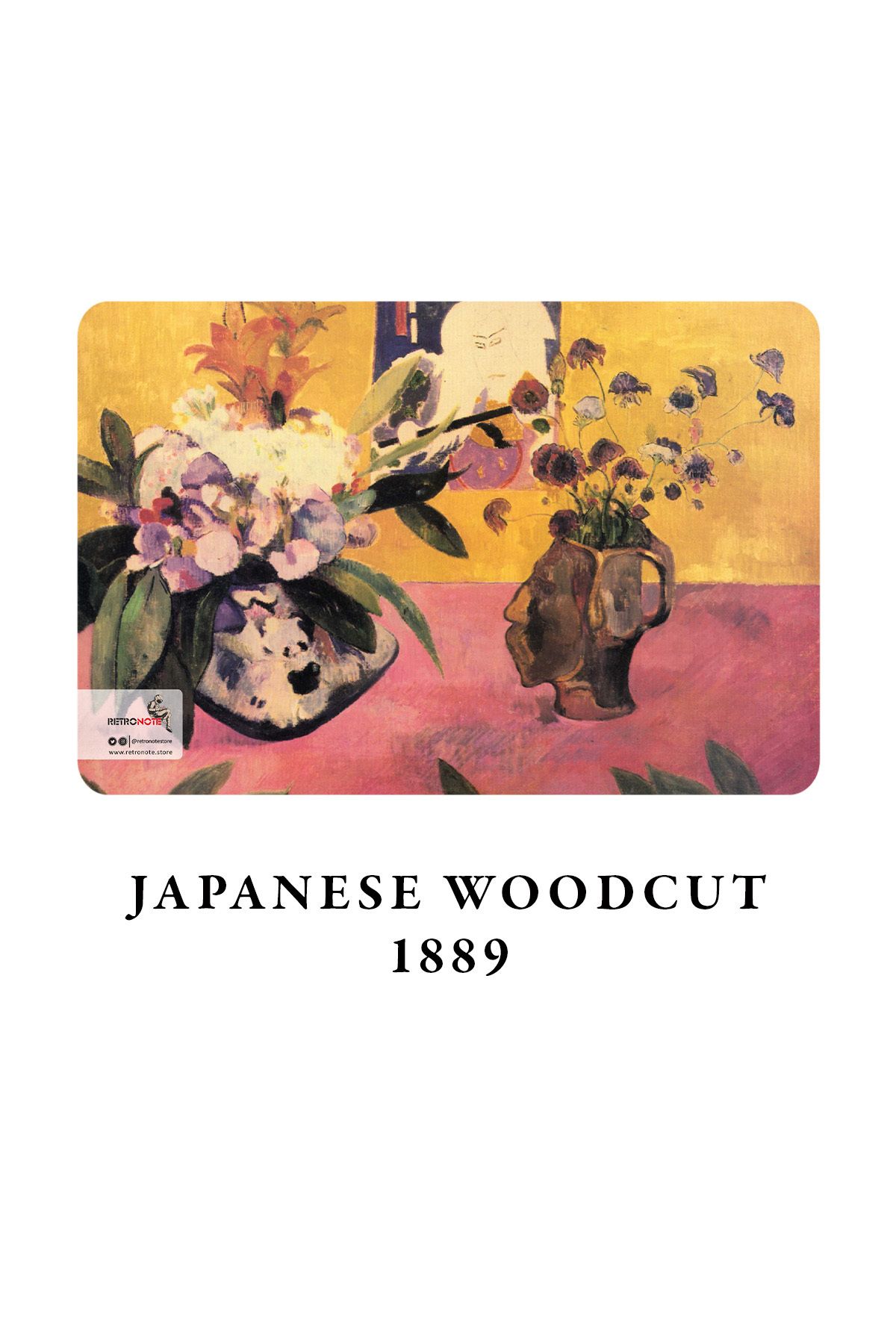 retronote-Paul Gauguin 4-Piece Notebook Set - Technique And Style Series - Unlined - 64 Pages - 10,5x14cm 2