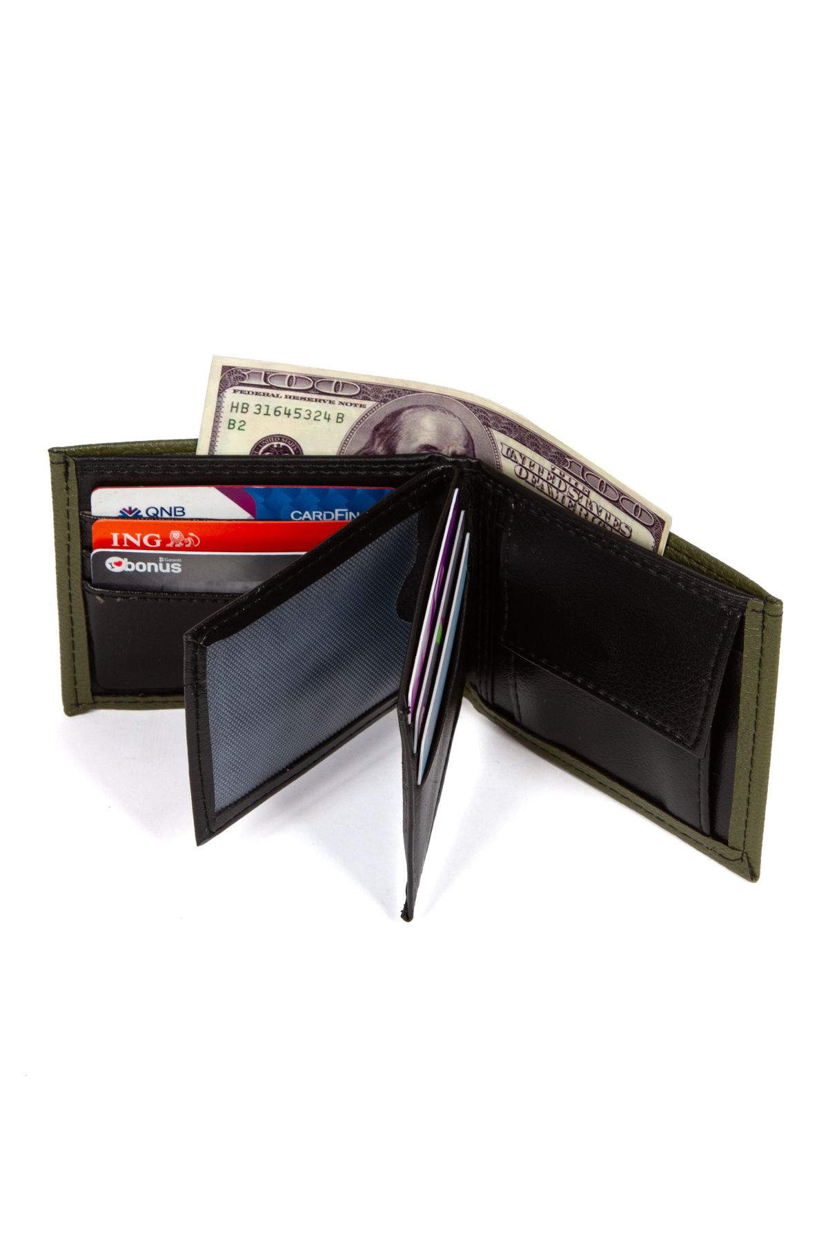 Newish-Manavgat Wallet, Men's Wallet with Coin Compartment and Card Compartment, Multi-Compartment, Casual 3