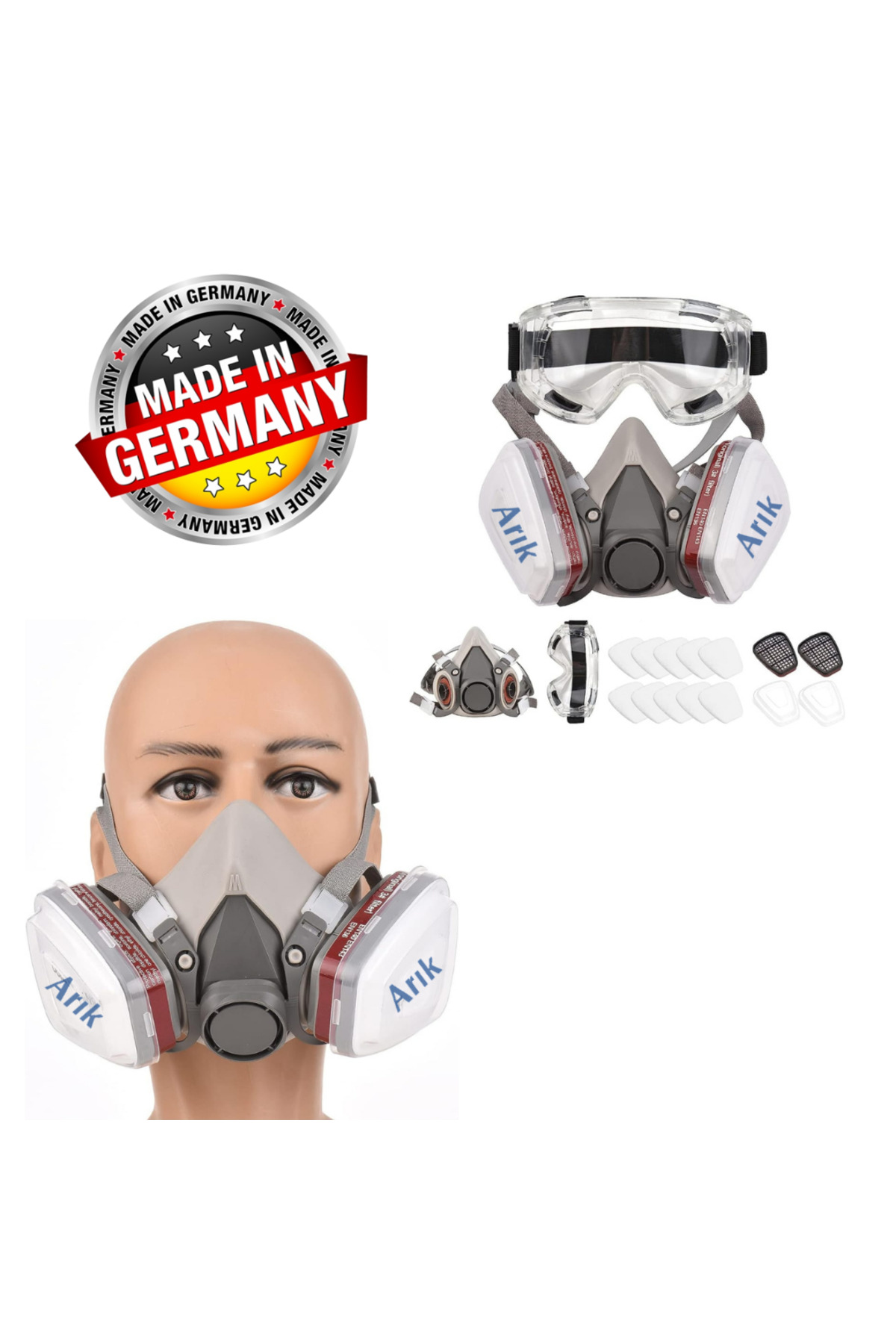 ARIKPDRTOOLS TOZ MASKESİ KOMPLE TAKIM SET