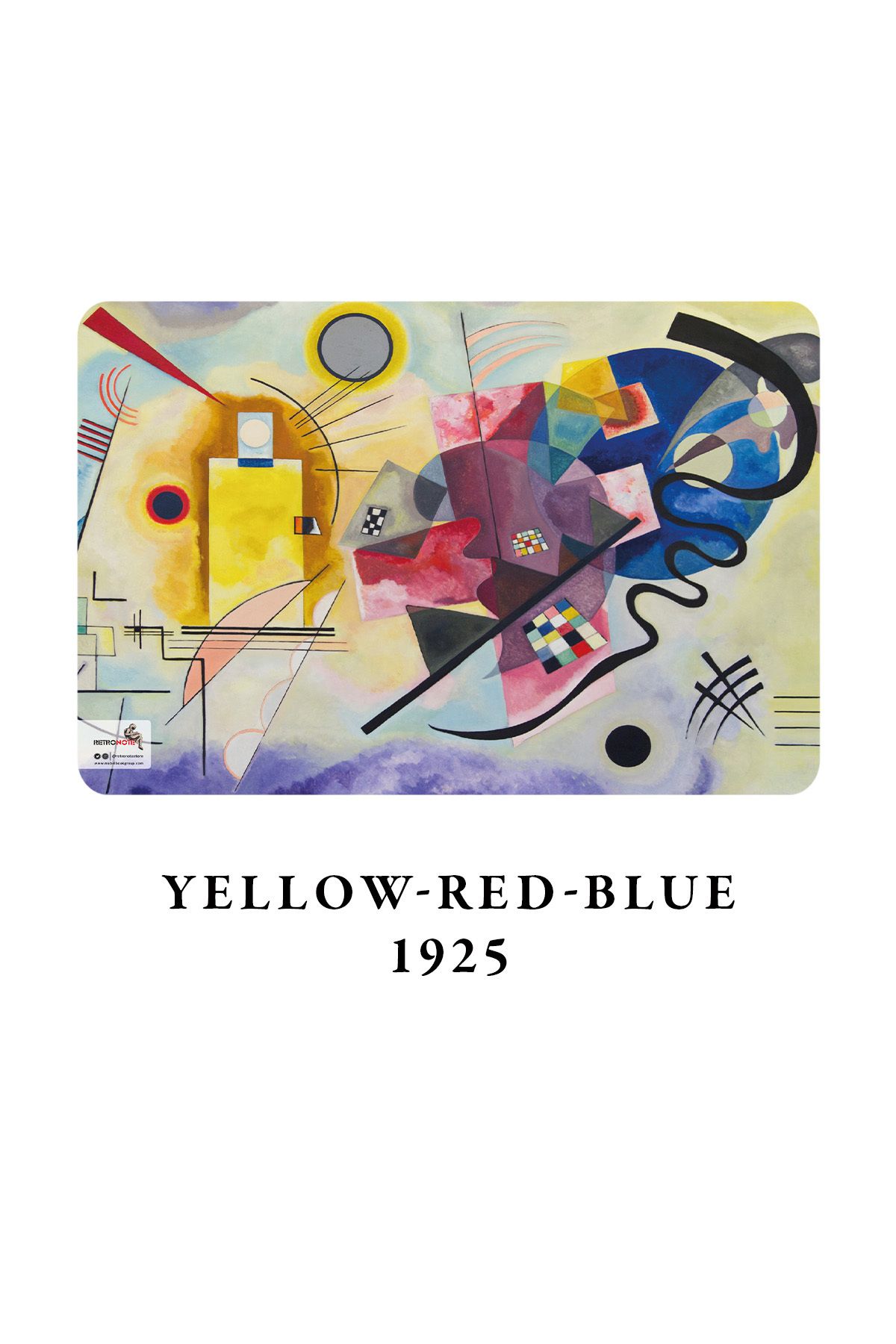 retronote-Wassily Kandinsky Set of 4 Notebooks - Great Synthesis Series - Unlined - 64 Pages - 14x21cm 3