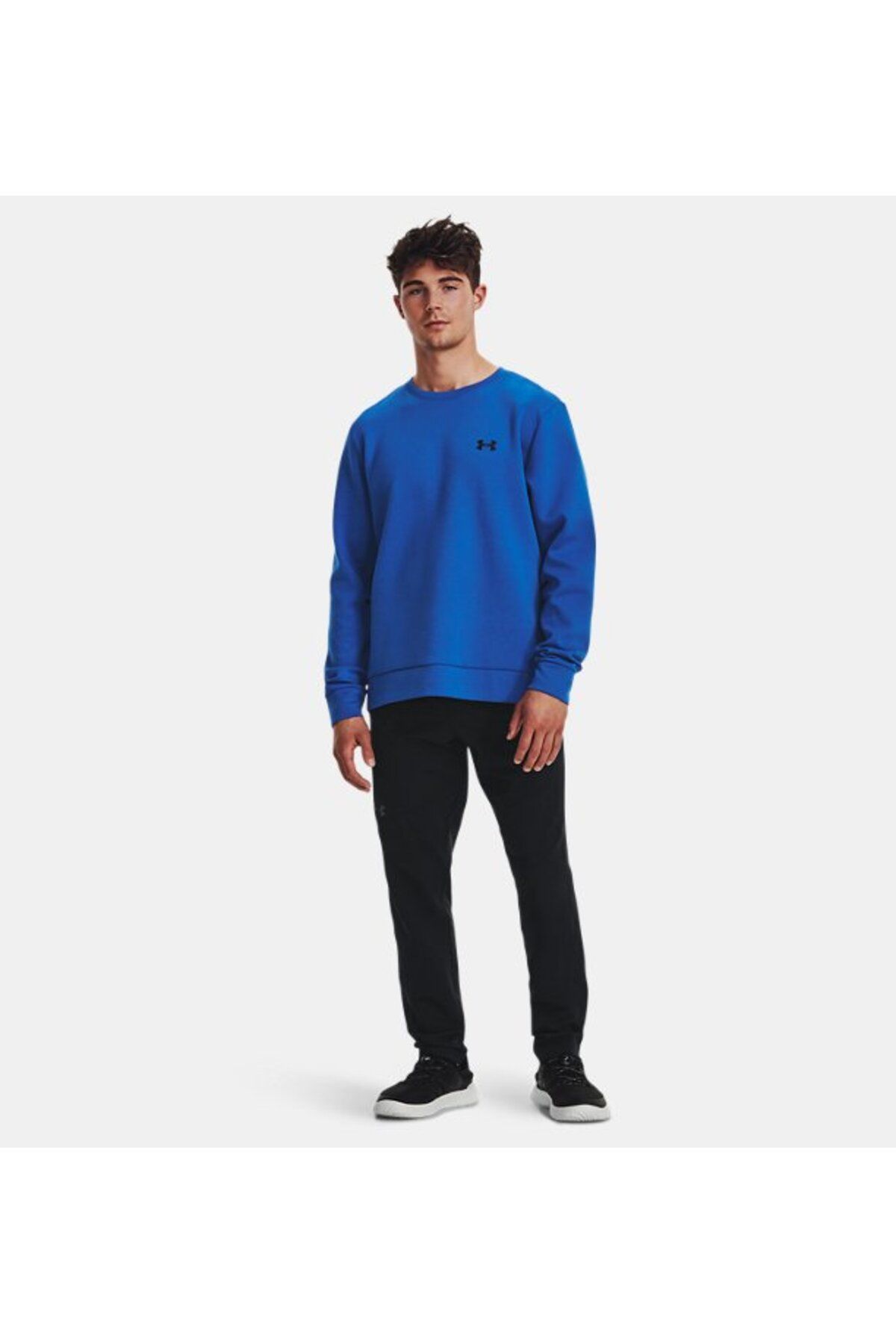 سویشرت آبی مردانه یقه دوچرخه غیر قابل توقف UA 1381688 400 Under Armour