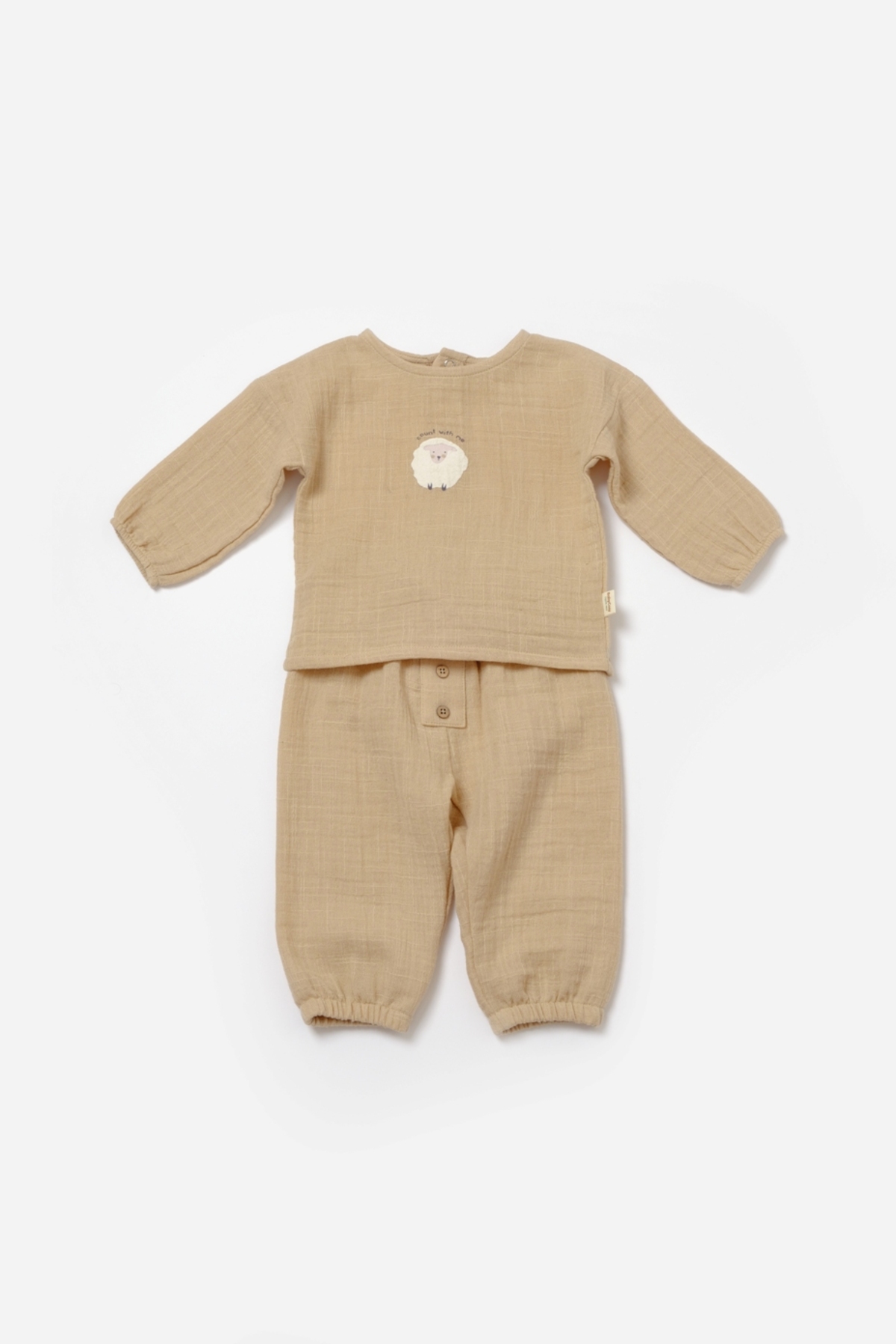 ست نوزادی پسرانه – دخترانه نارنجی BabyCosy | csym7015 اورجینال - تصویر 2