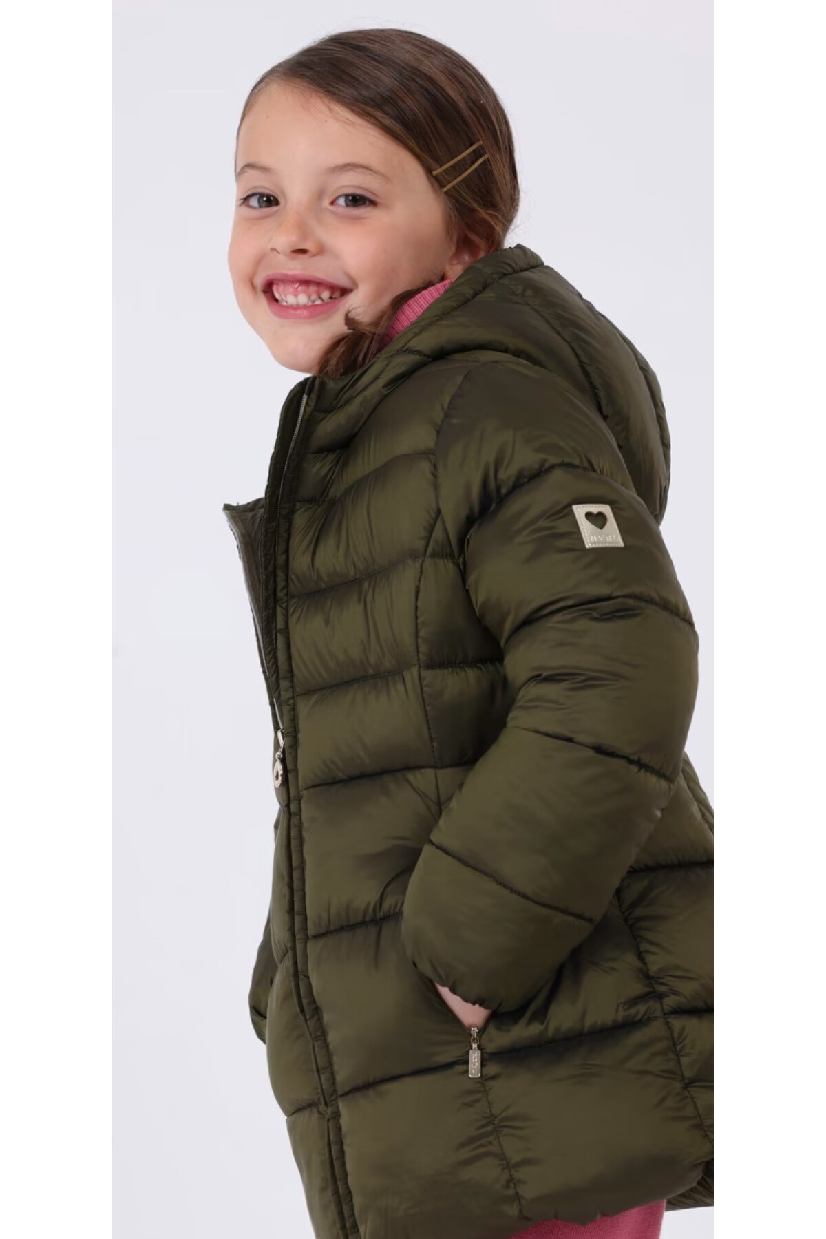 مایورال کاپشن پفی گرم دخترانه آستردار