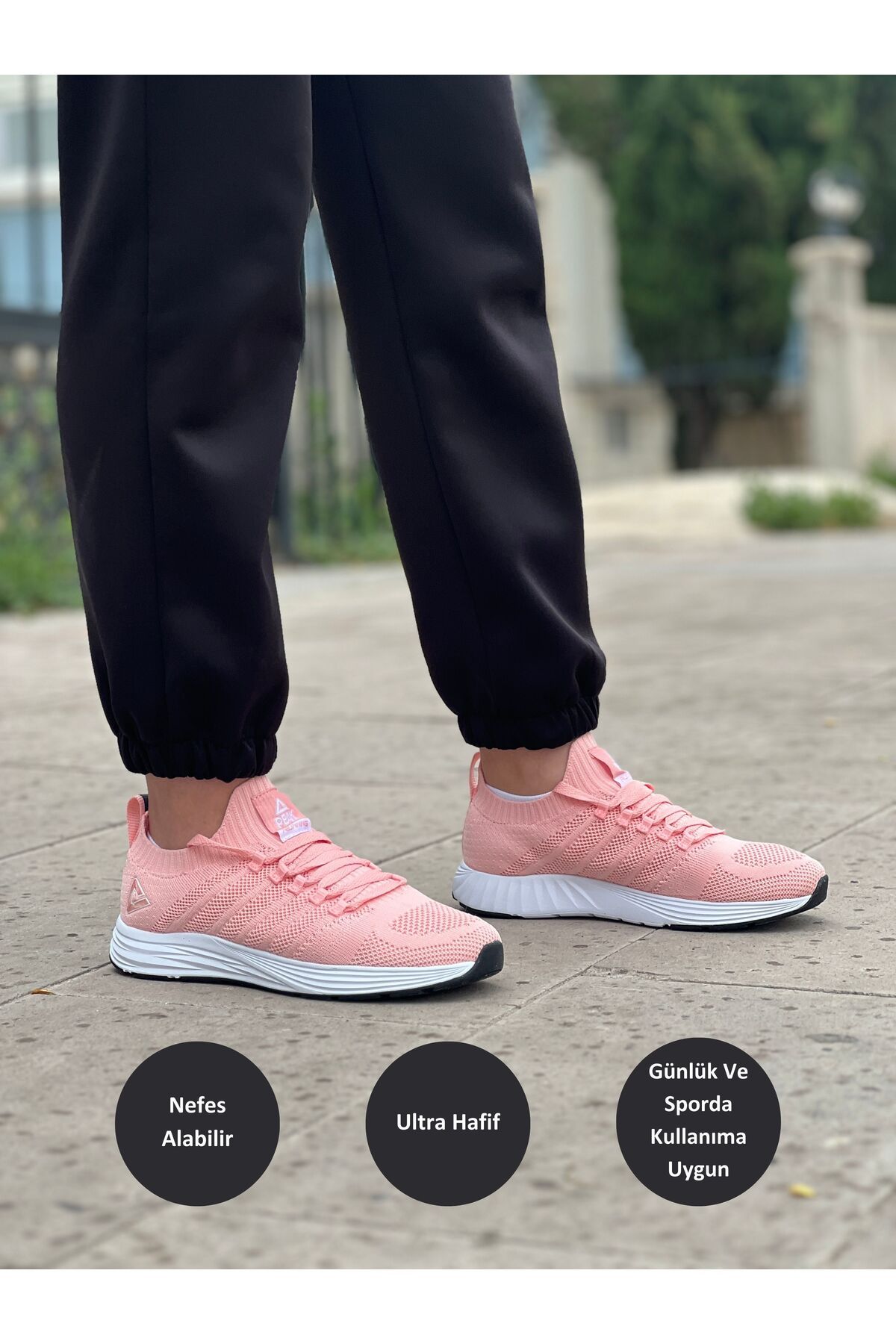 Peak Ew0127h Women s Light Pink Non Slip Sole Orthopedic