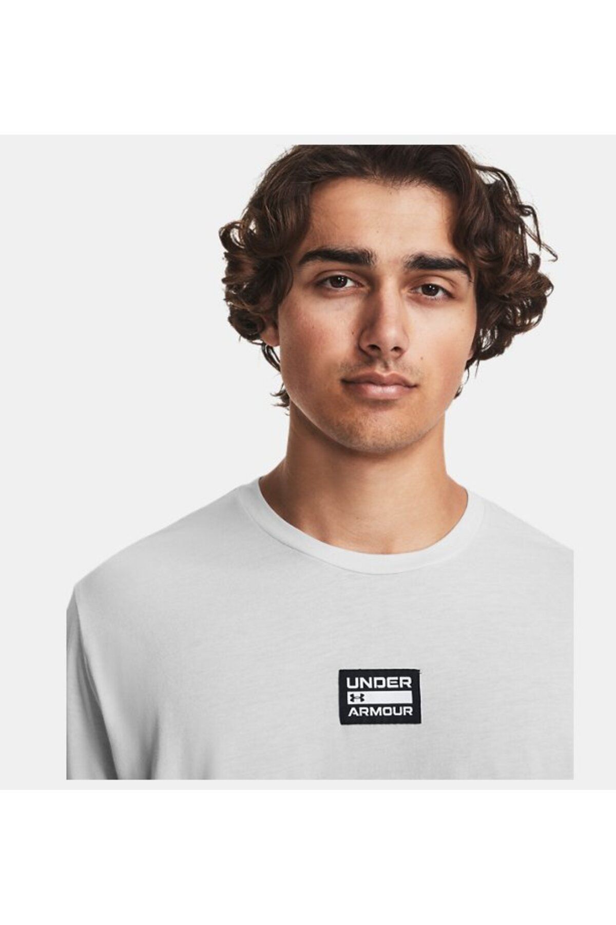 تی شرت سفید مردانه آستین کوتاه و شستشوی هسته ای در UA 1379552 014 Under Armour