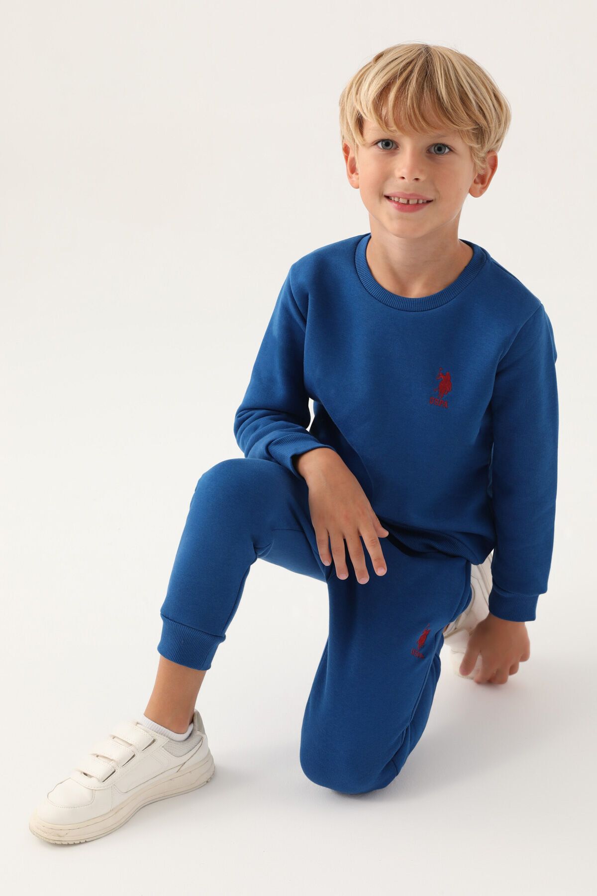 Blue polo sweatsuit hotsell