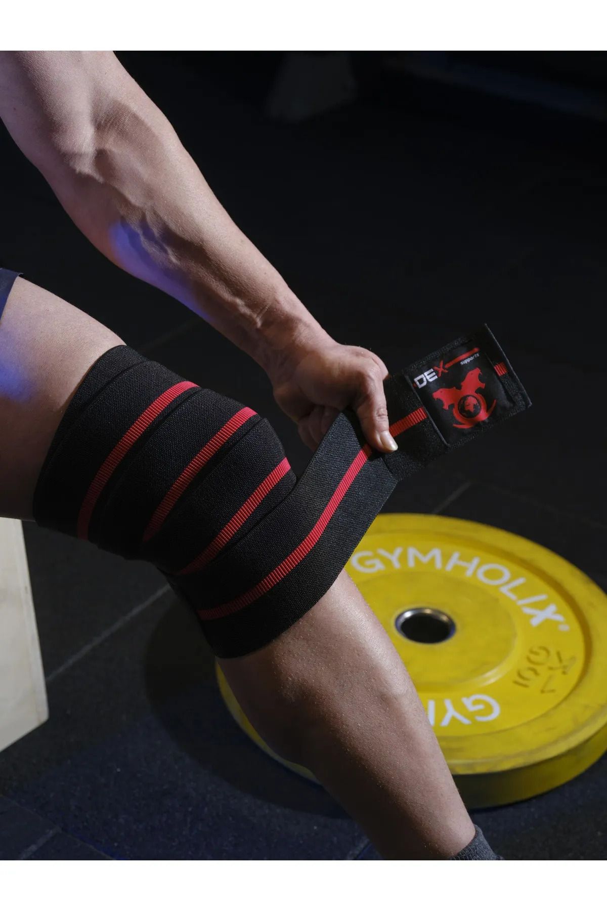 Dex Supports Lasting Energy-Lifting Straps, Elite Wrist Wraps, Knee Wraps 3-Piece PROSET 4