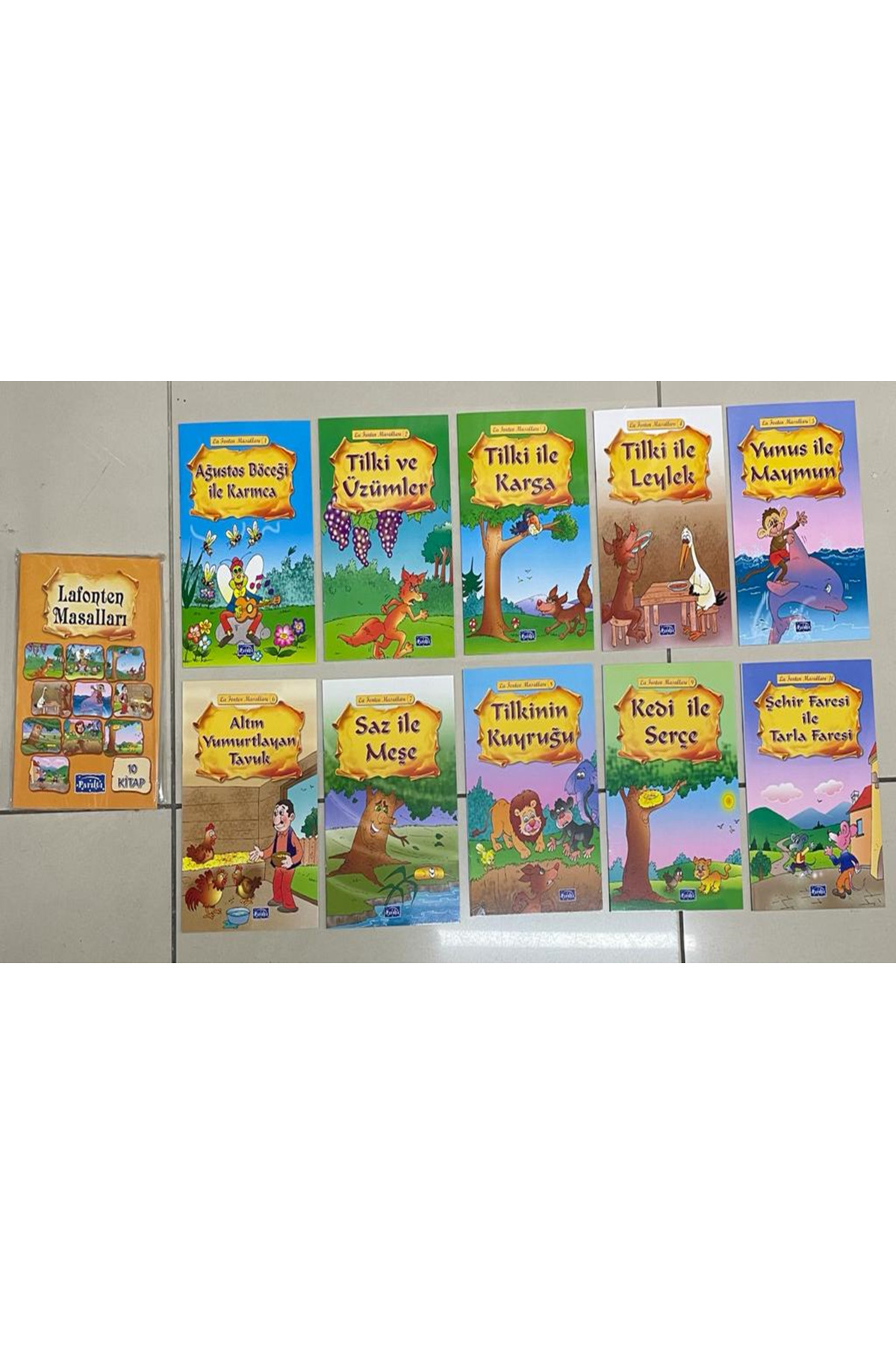 Parıltı Yayınları 1. Sınıf Hikaye Okuma Kitabı Lafonten Masalları 10 Kitap Set fotoğrafı 2 (önizleme)